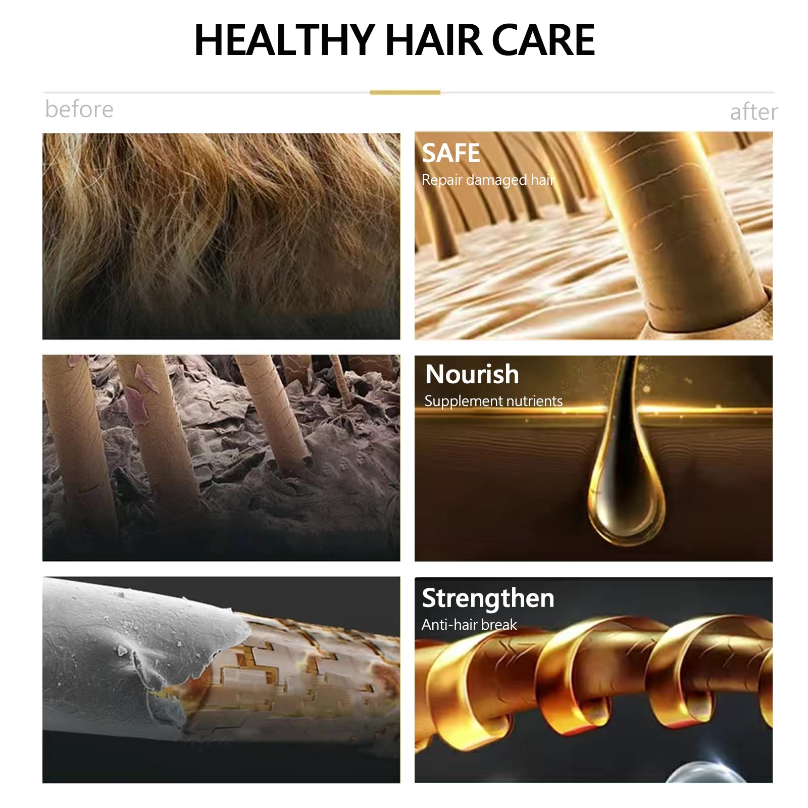 Instant Blonde Brown Hair Dye Shampoo 500Ml For Men & Women, 3 In 1 Golden Color 100% Gray Coverage, Natural Dye In Minutes 17.6