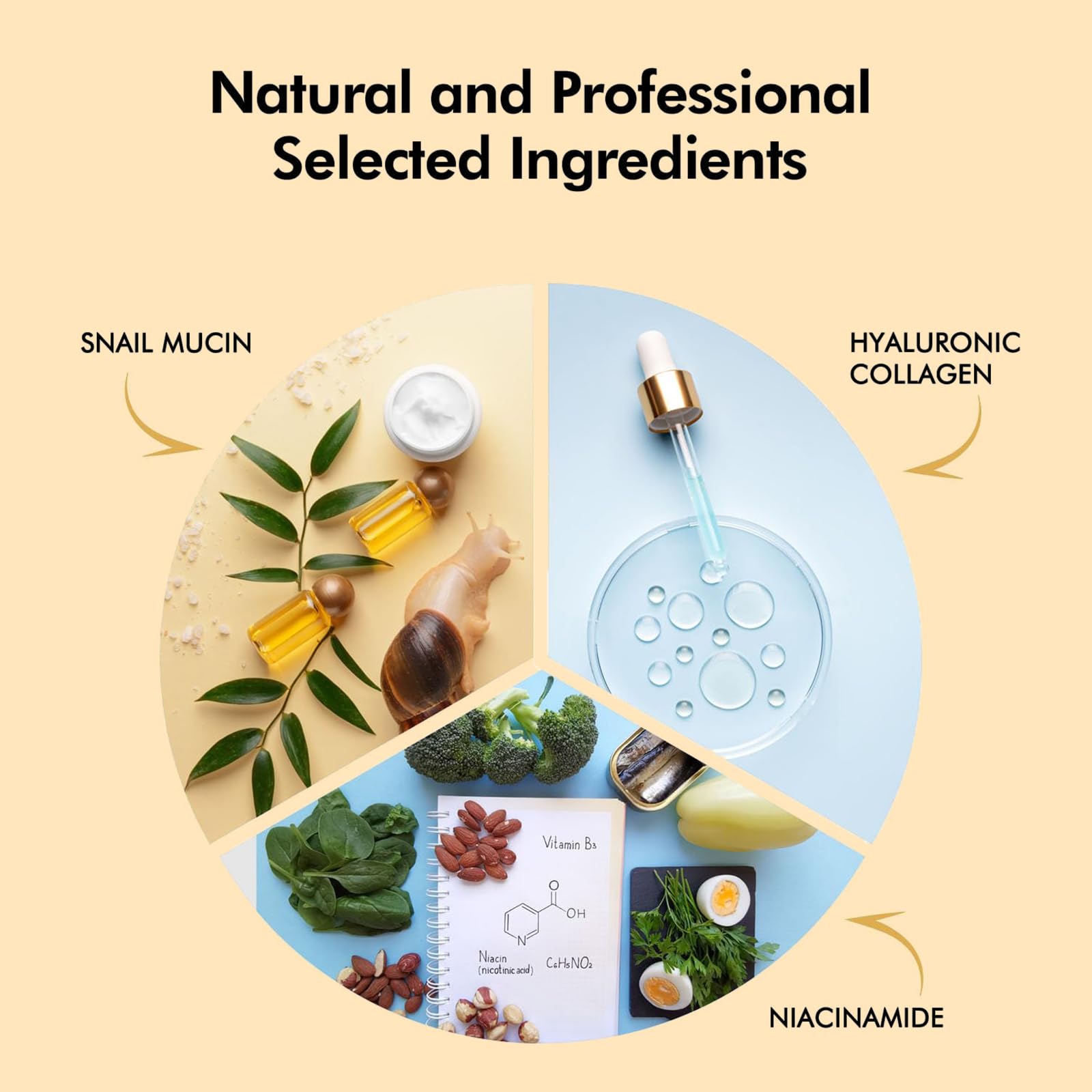 Snail Mucin Essence, With 96.3% Snail Secretion Filtrate, Power Repairing Serum For Fine Lines & Dull Skin & Acne, Replenish Wat