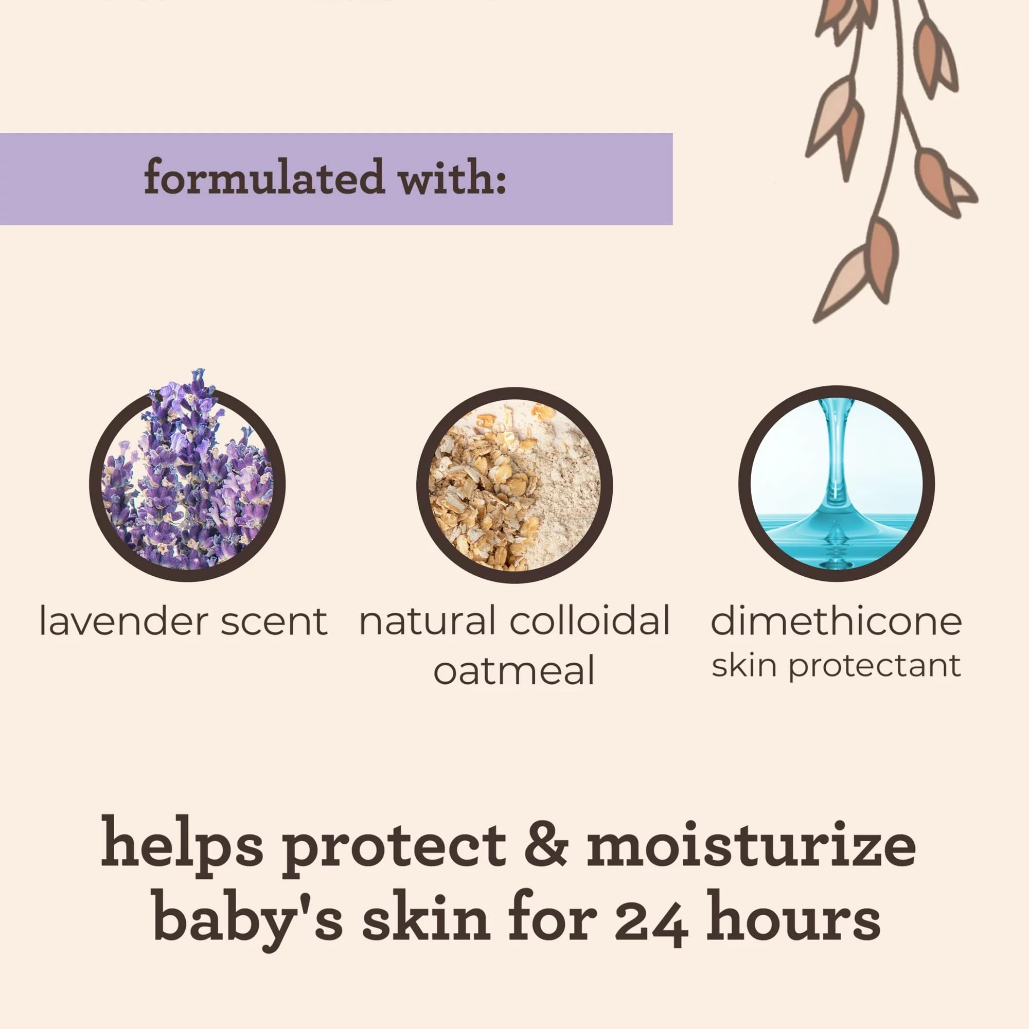 Aveeno Baby Lavender & Vanilla Calming Comfort Lotion 8 Oz ( Pack Of 2)