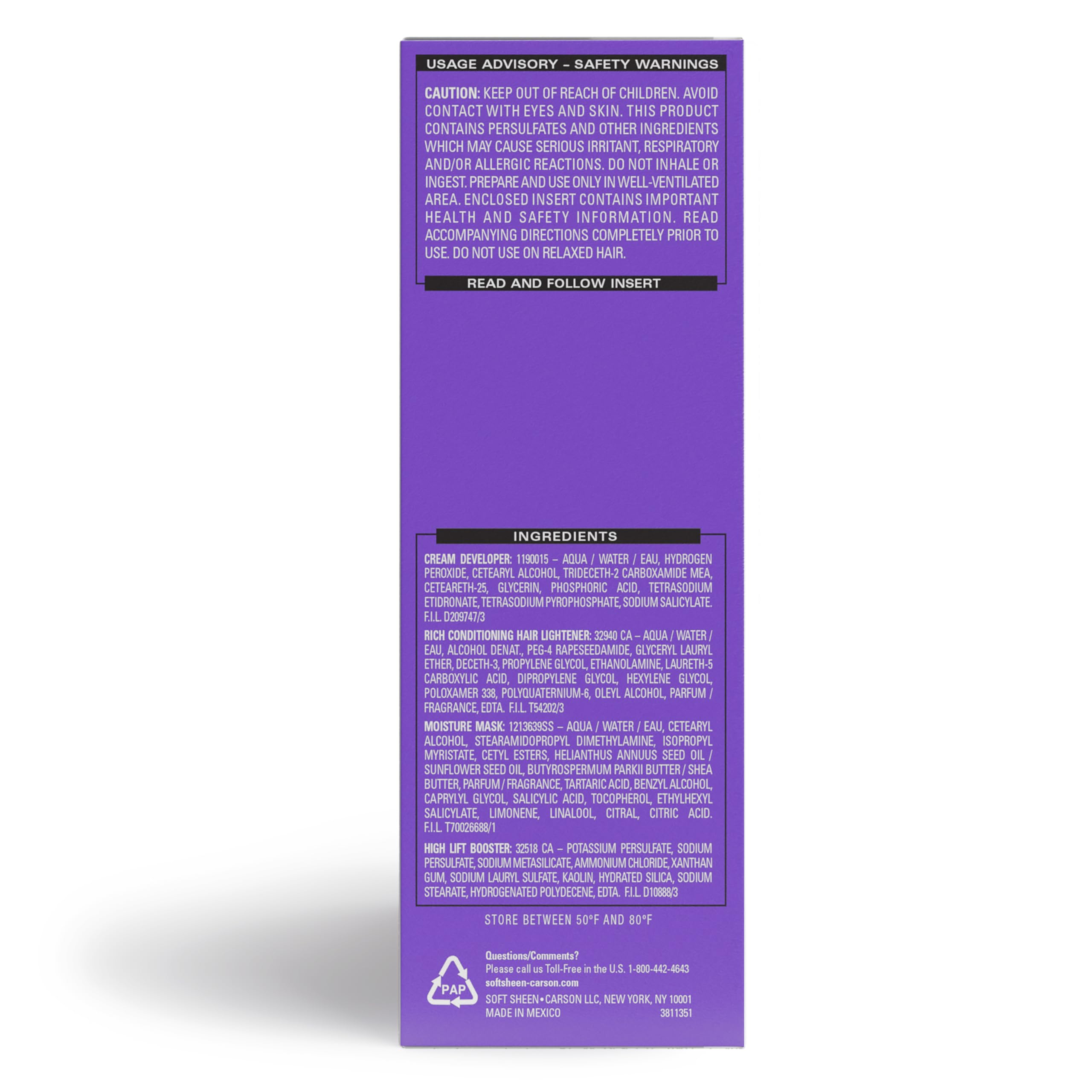 Dark & Lovely Color #396 Luminous Blonde (3 Pack)