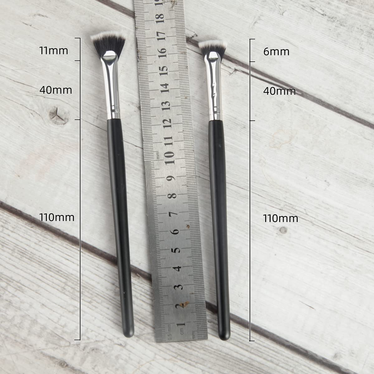 Teonei Fan Mascara Brushes Eyelash Eyebrow Brush Makeup Brush Eye Lashes Makeup Tools Eyelash Brush Eyebrow Brush Eye Shadow Bru