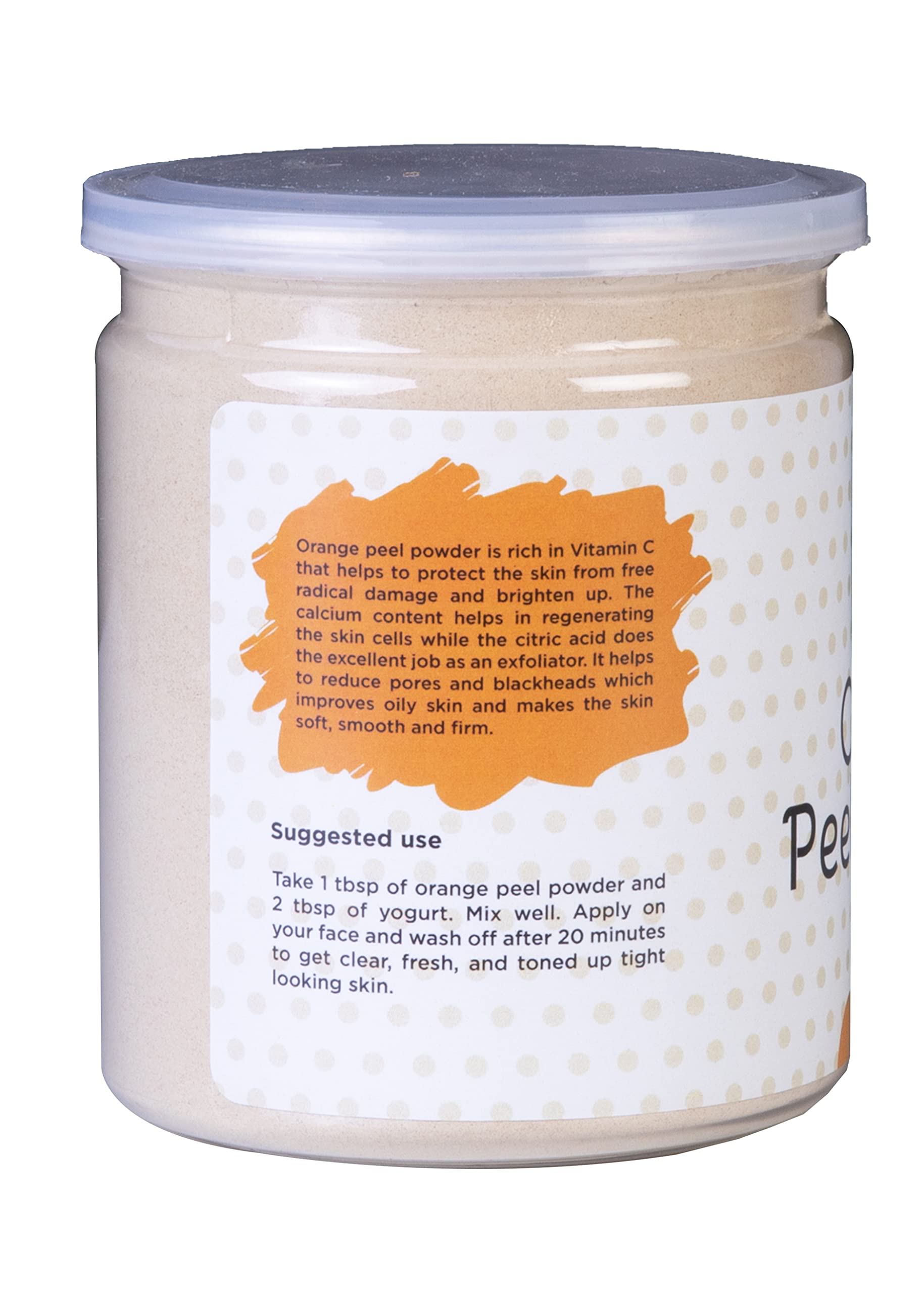 Orange Peel Powder 8 Oz (227 Grams) | 100% Natural Care For Acne, Tan & Blackheads | Effective Diy Face Mask Ingredient | Rich I