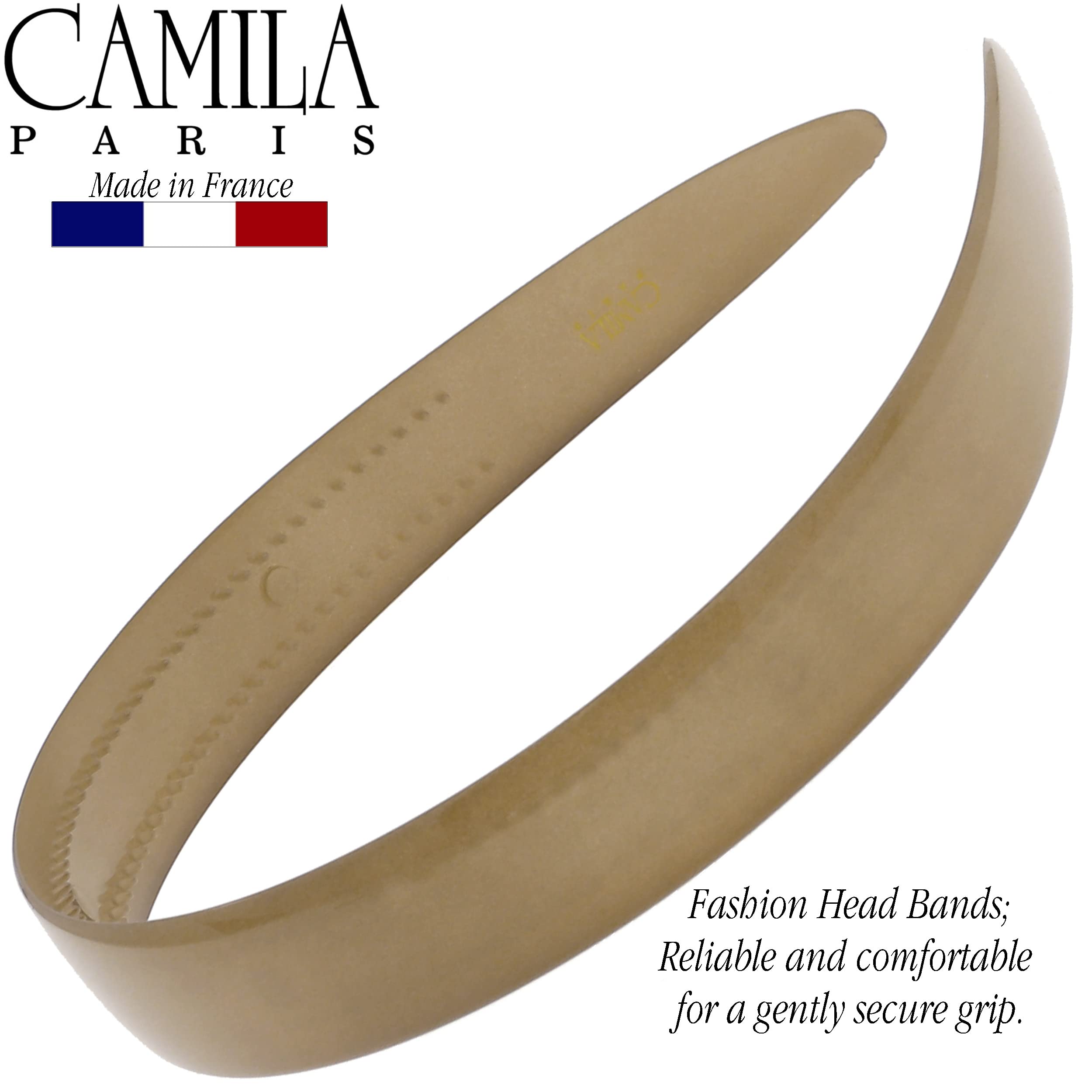 Camila Paris Cp3384 French Fashion Headband For Women, Very Flexible With Teeth For Strong Hold Grip, Women'S Hairband, No Slip