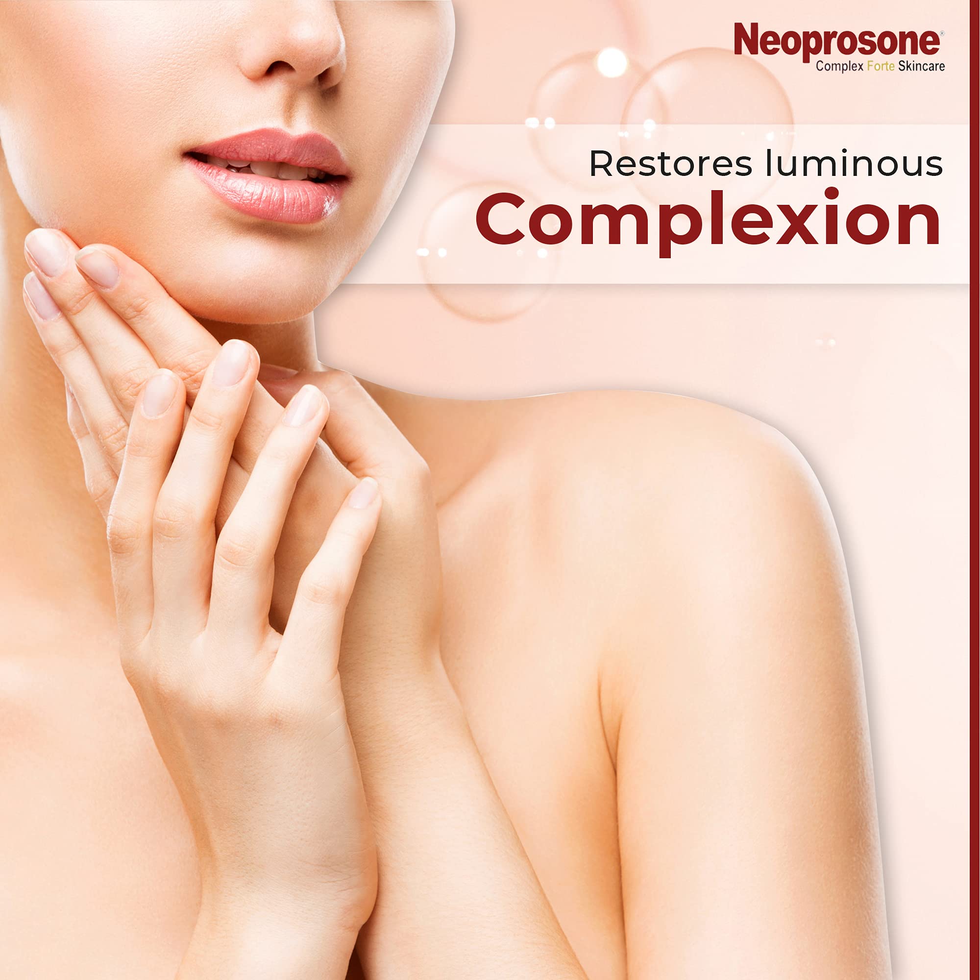 Neoprosone, Skin Brightening Soap | 2.02 Oz / 80 G | Exfoliating Soap, Fade Spots On Body, Knees, Face, Armpits | With Glycerin