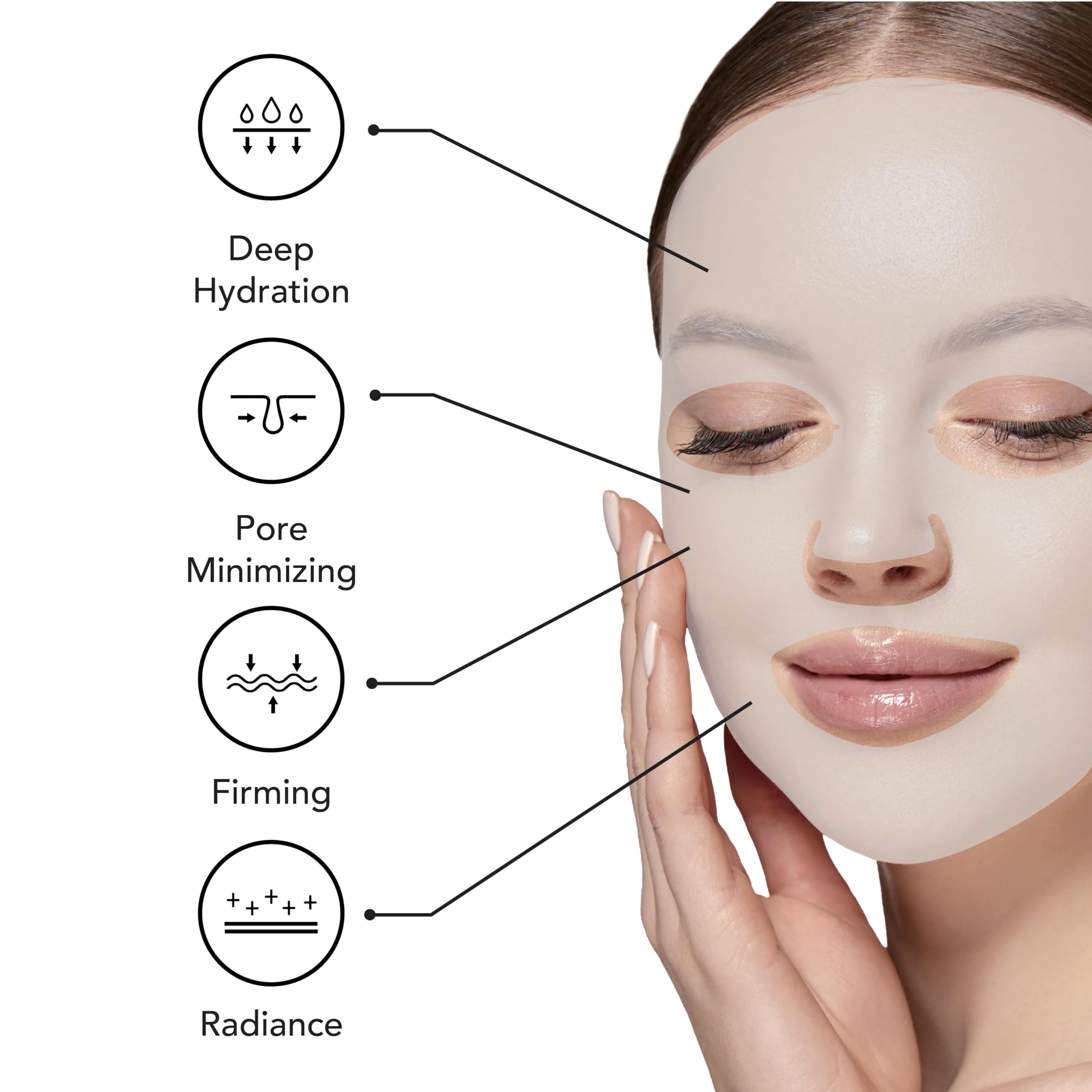 Innerest Collagen Face Masks 24 PK - Assortment Set of Korean Skin Care Sheet Masks for Beauty & Personal Care