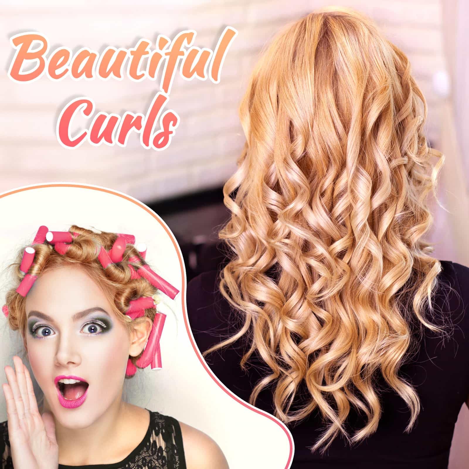 Selizo 30Pcs 9.45''X0.55'' Flexible Hair Rollers, Foam Curlers For Short, Medium And Long Hair, No Heat Curlers, Hair Rods - Pin