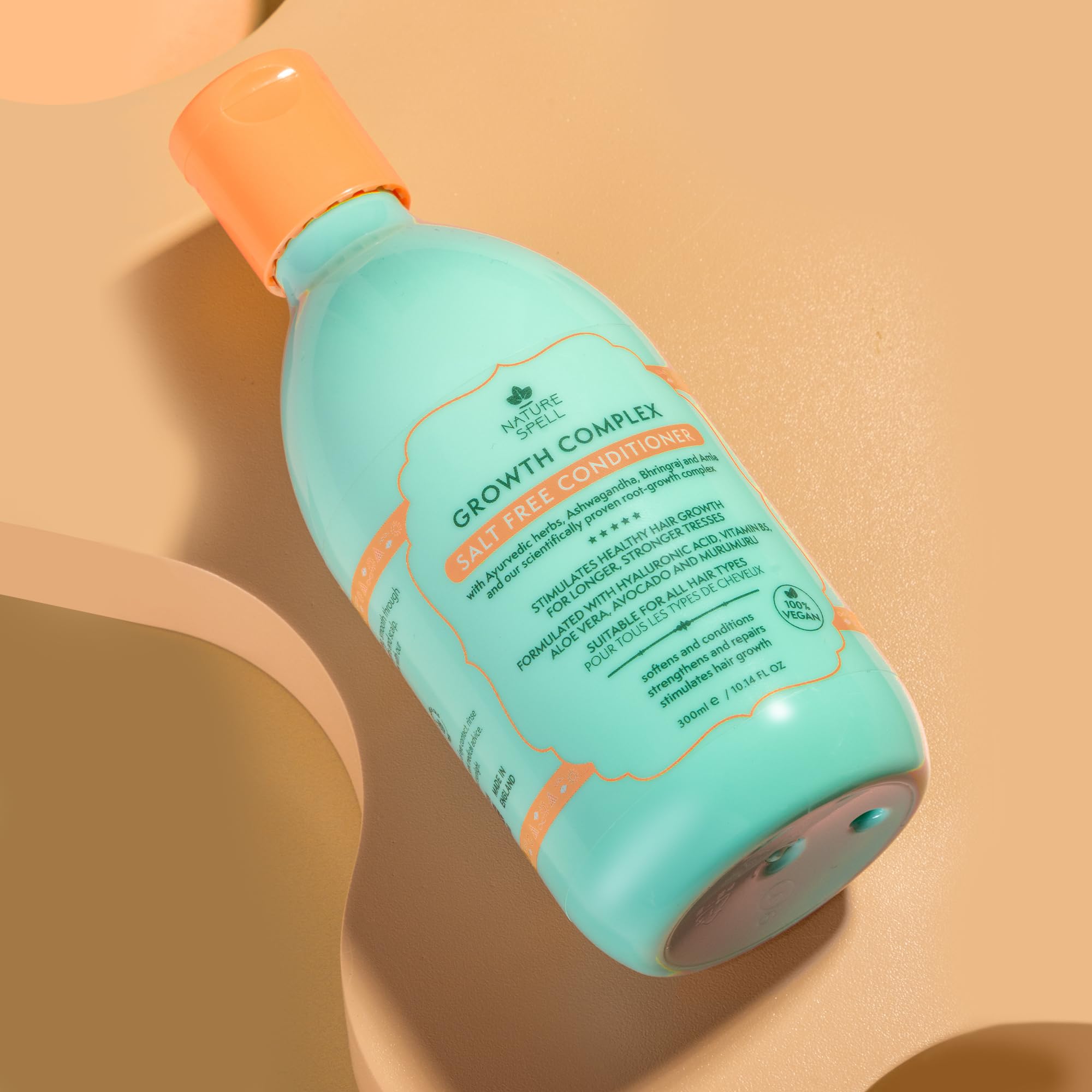 Nature Spell Hair Conditioner For Hair Growth, Infused With Ayurvedic Herbs, Vegan & Sulphate-Free, Suitable For All Hair Types,