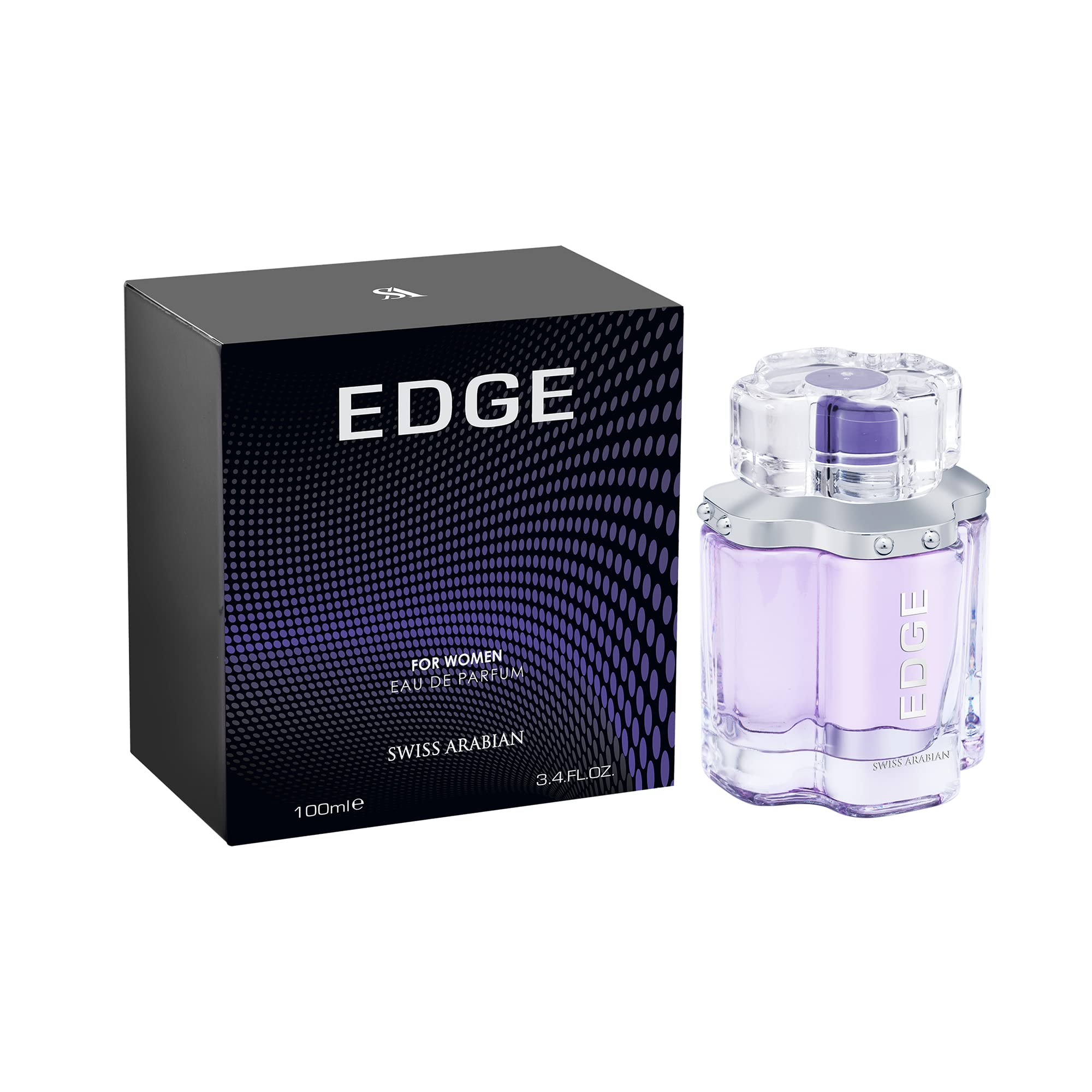 Swiss Arabian Edge - Luxury Products From Dubai - Long Lasting And Addictive Personal Edp Spray Fragrance - A Seductive, Signatu