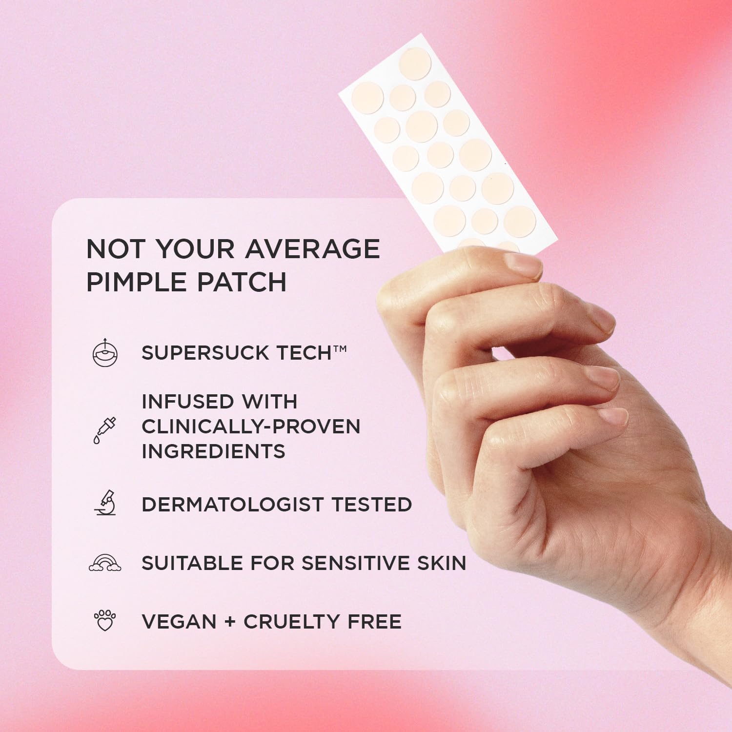Zitsticka Sucks To Be Goo Hydrocolloid Pimple Patches | 18 Goo Getter Spot Dots, 2 Nose Pore Strips, 3 Body Patches | Acne Treat