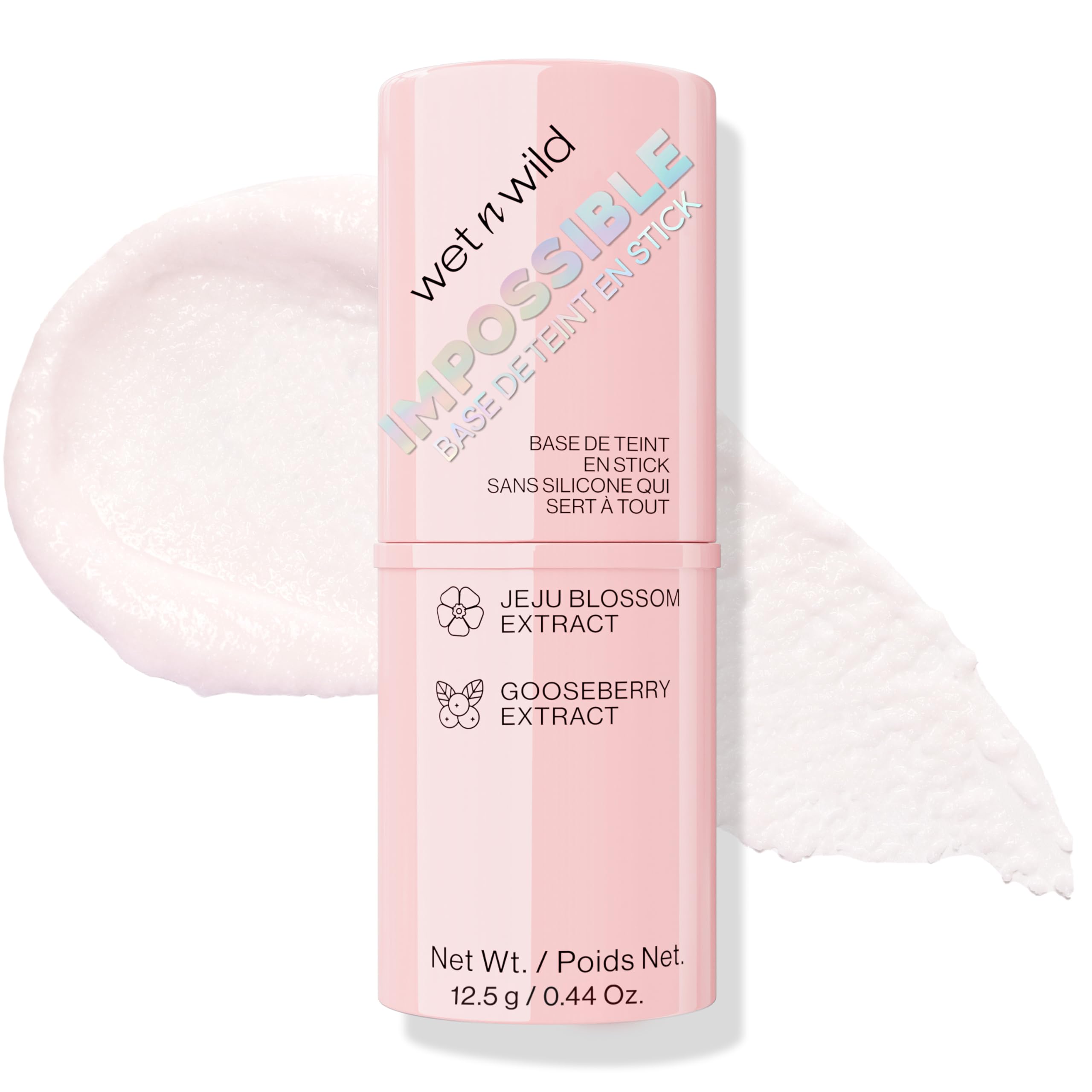 wet n wild Impossible Primer Stick, Enriched with Gooseberry & Jeju Blossom for a Brightening Durable Makeup Base, Vegan & Cruel