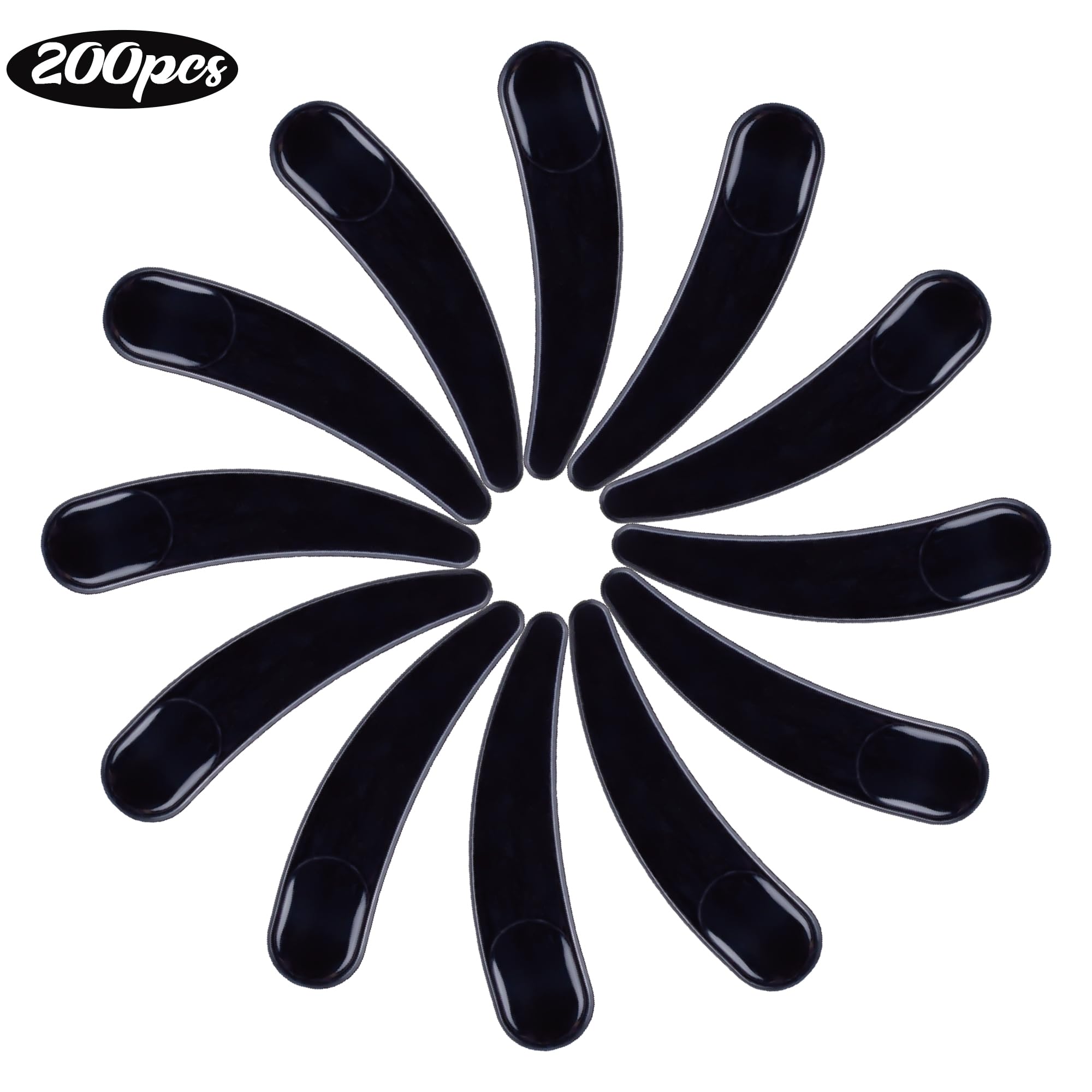 200Pcs Cosmetic Spatulas, Small Makeup Spatula, Mini Plastic Makeup Scoop For Mixing And Sampling, Skin Care Facial Cream Mask S