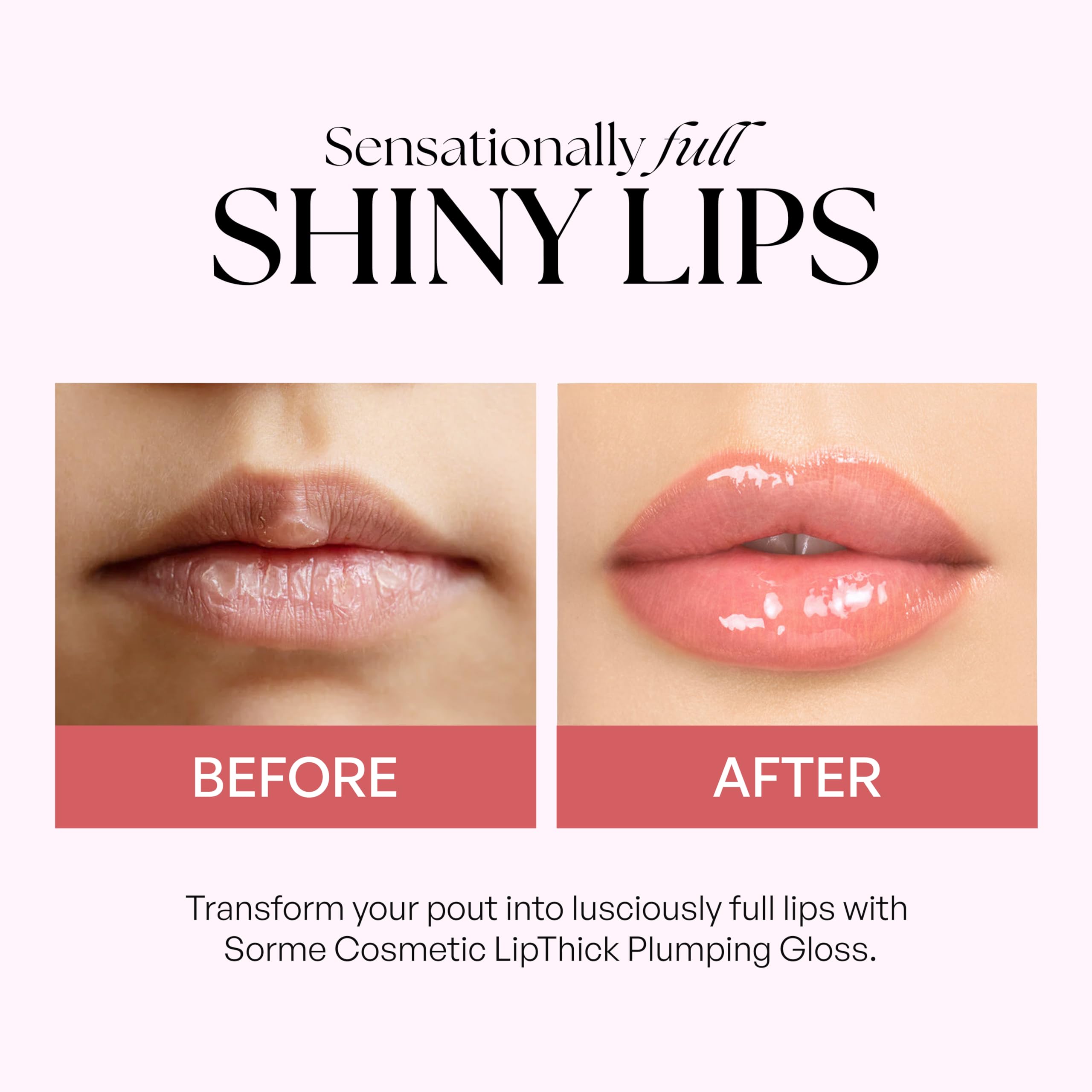 Sorme' Treatment Cosmetics Lip Thick Plumping Gloss, Heaven