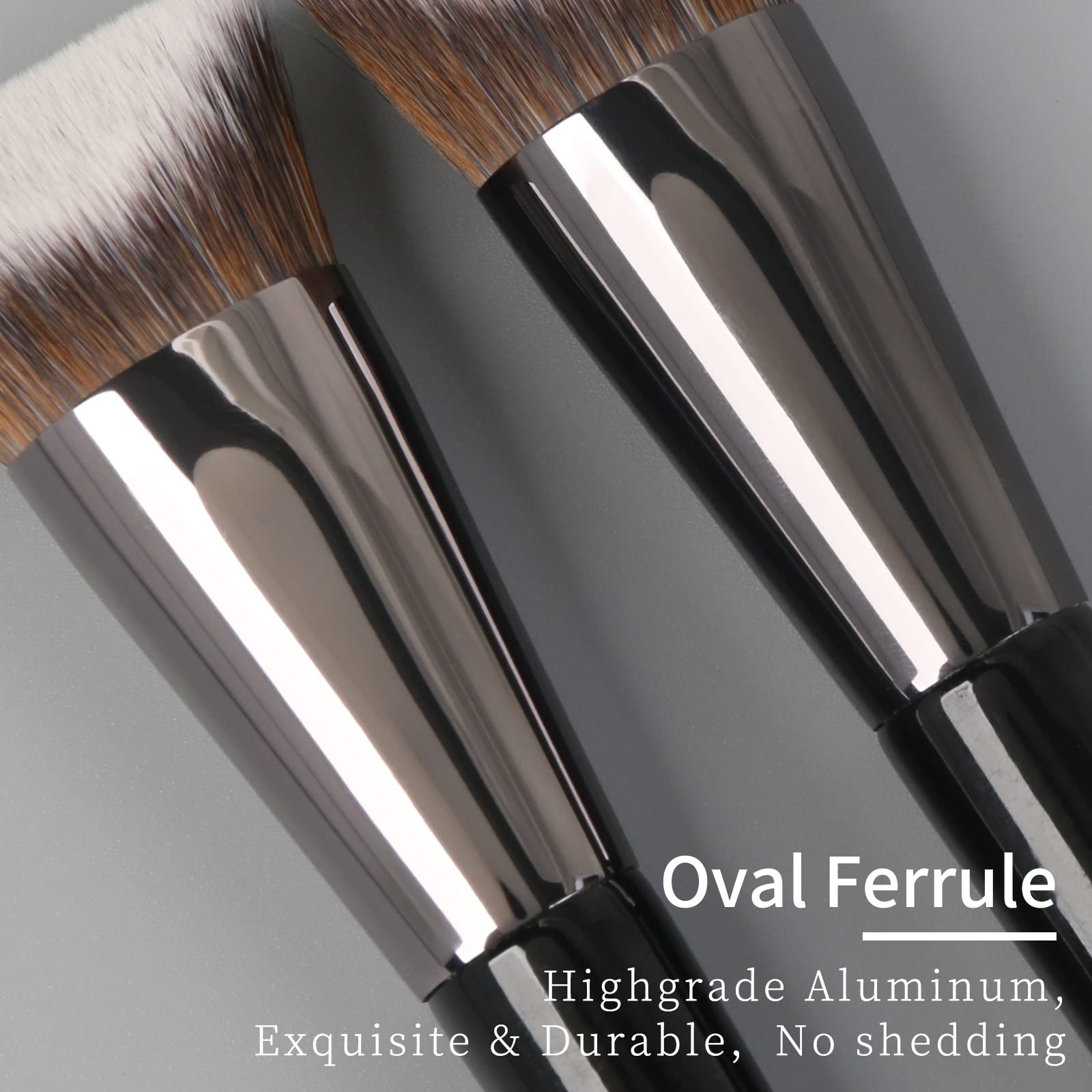 Angled Foundation Brush For Liquid Makeup By Enzo Ken, Contour Foundation Brush, Cream Contour Brushes For Cream Makeup, Pinnacl