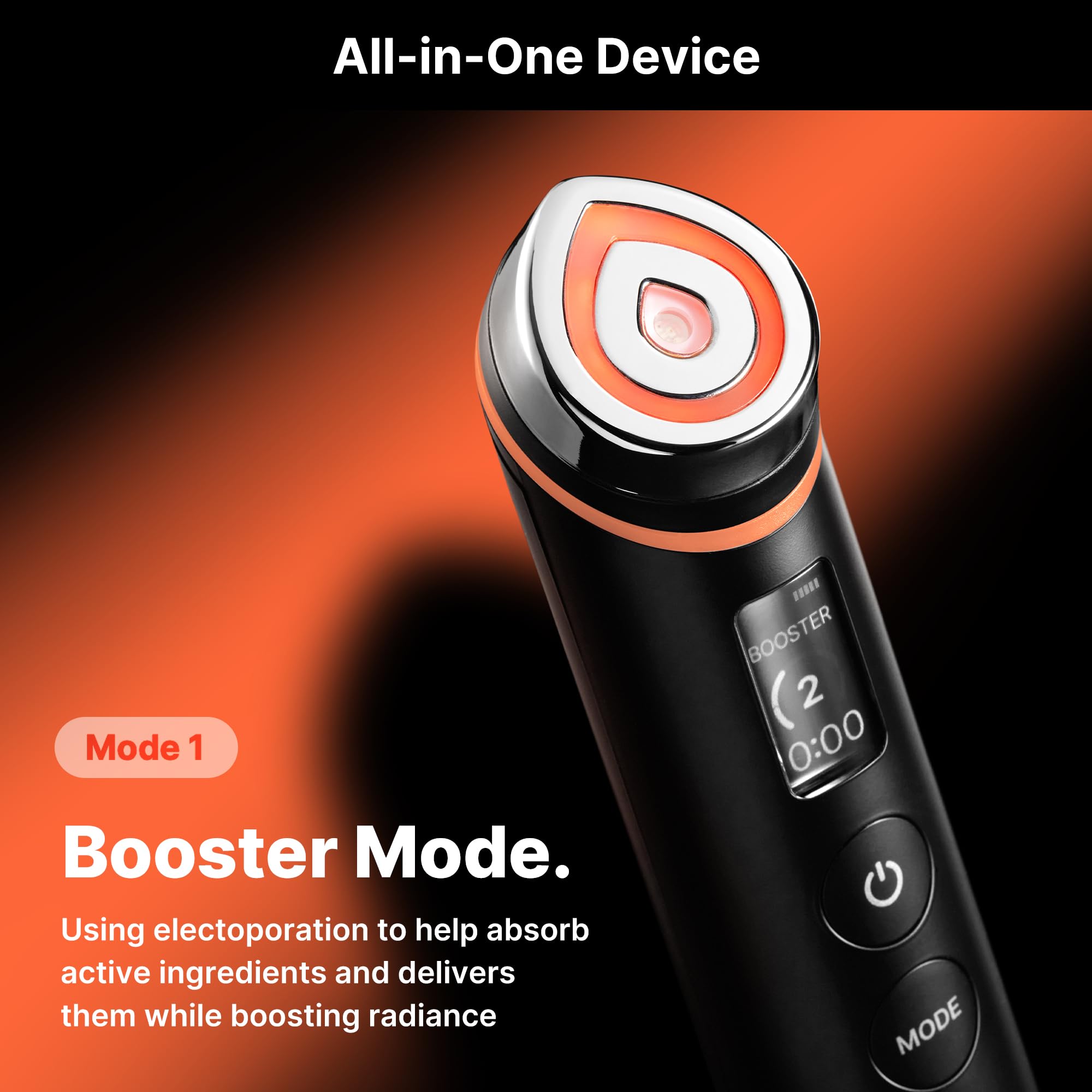 Medicube Age-R Booster Pro - 6-In-1 Total Care Led Indication Device For Enhanced Absorption, Radiance,Elasticity,Facial Contour