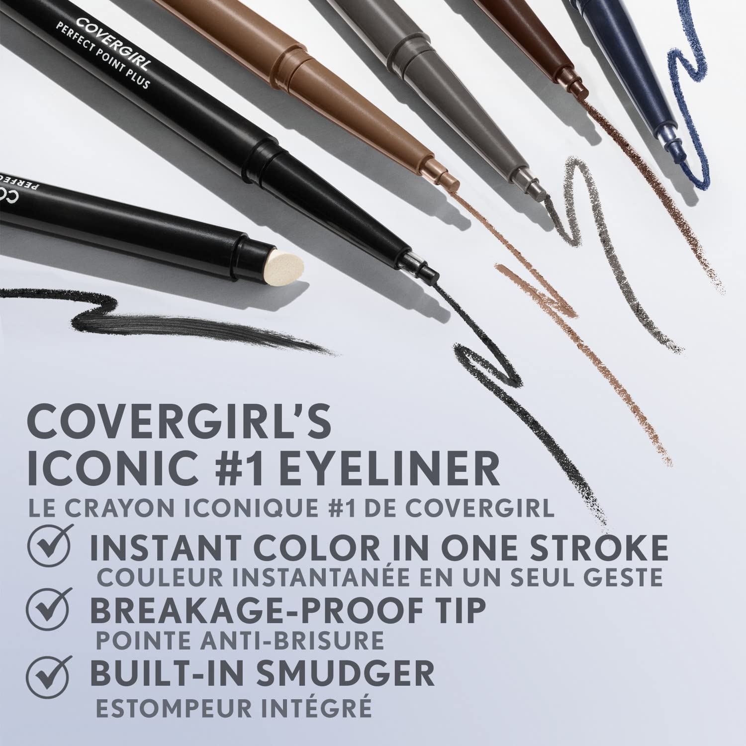 Covergirl Perfect Point Plus Eyeliner, Charcoal, 008 Ounce (Pack Of 1)