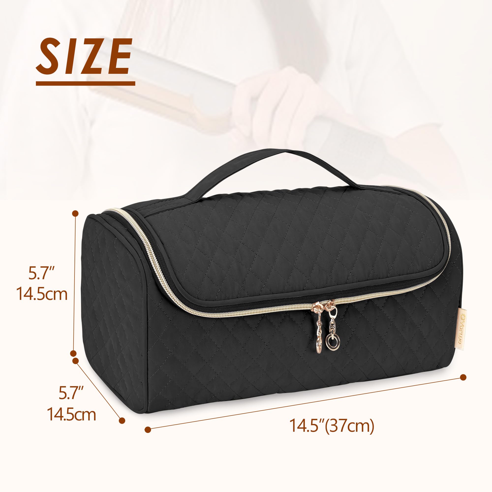 Yarwo Travel Bag Compatible with Dyson Airstrait/Corrale Straightener and Hair Accessories, Portable Flat Iron Storage Case for