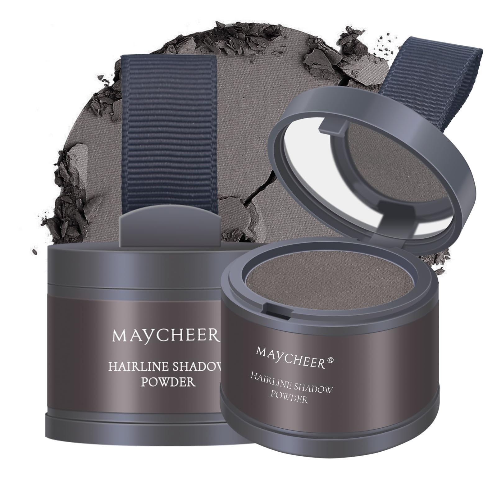 FREEORR Root Touch Up Powder for Women and Men, Hair Thinning, Hairline Shadow and Gray Coverage #21 Dark Tan