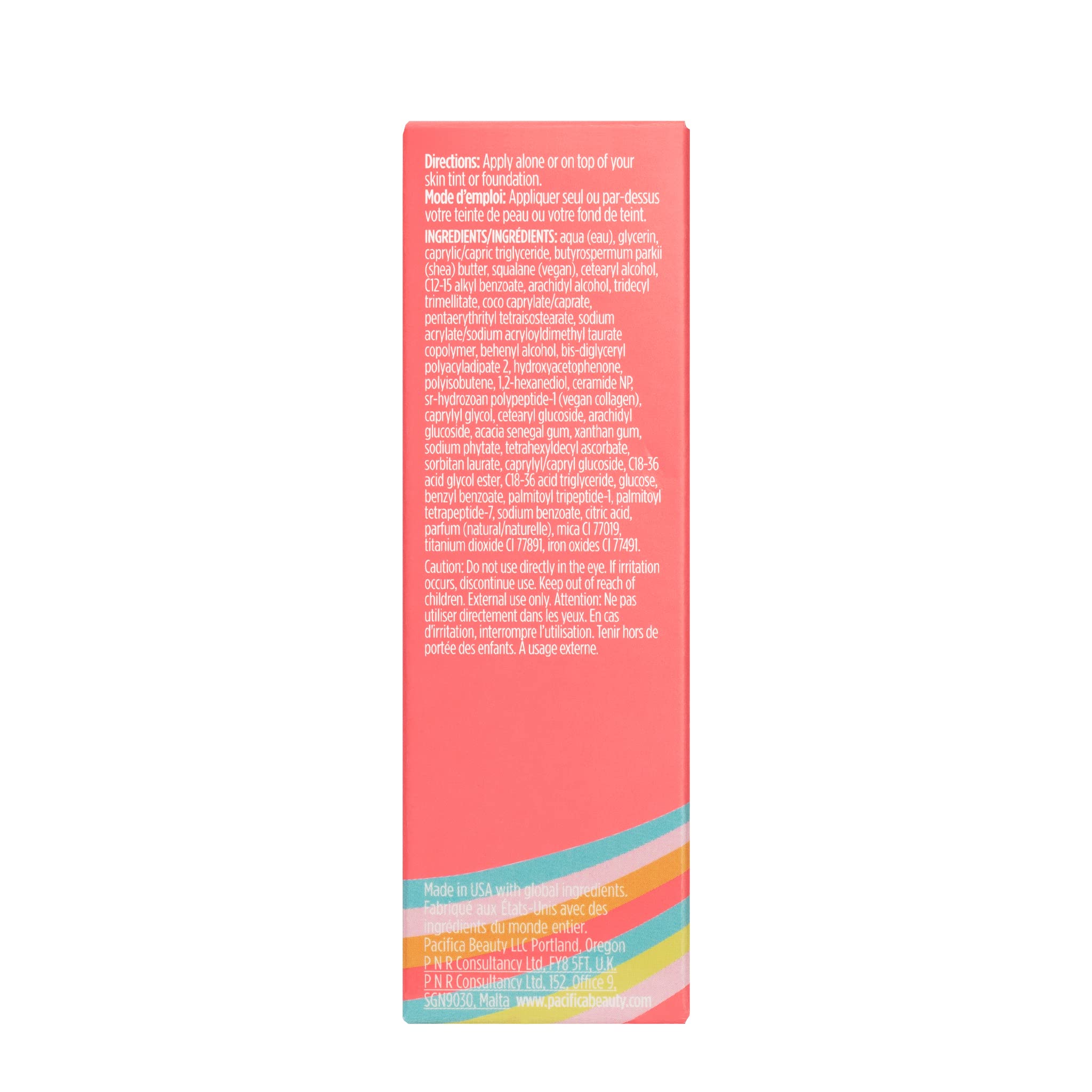 Pacifica Beauty Kind Glaze Dewy Glow Layer, Skincare, Vegan Collagen, Squalane, Hydrating, Lightweight Face Foundation, Primer,