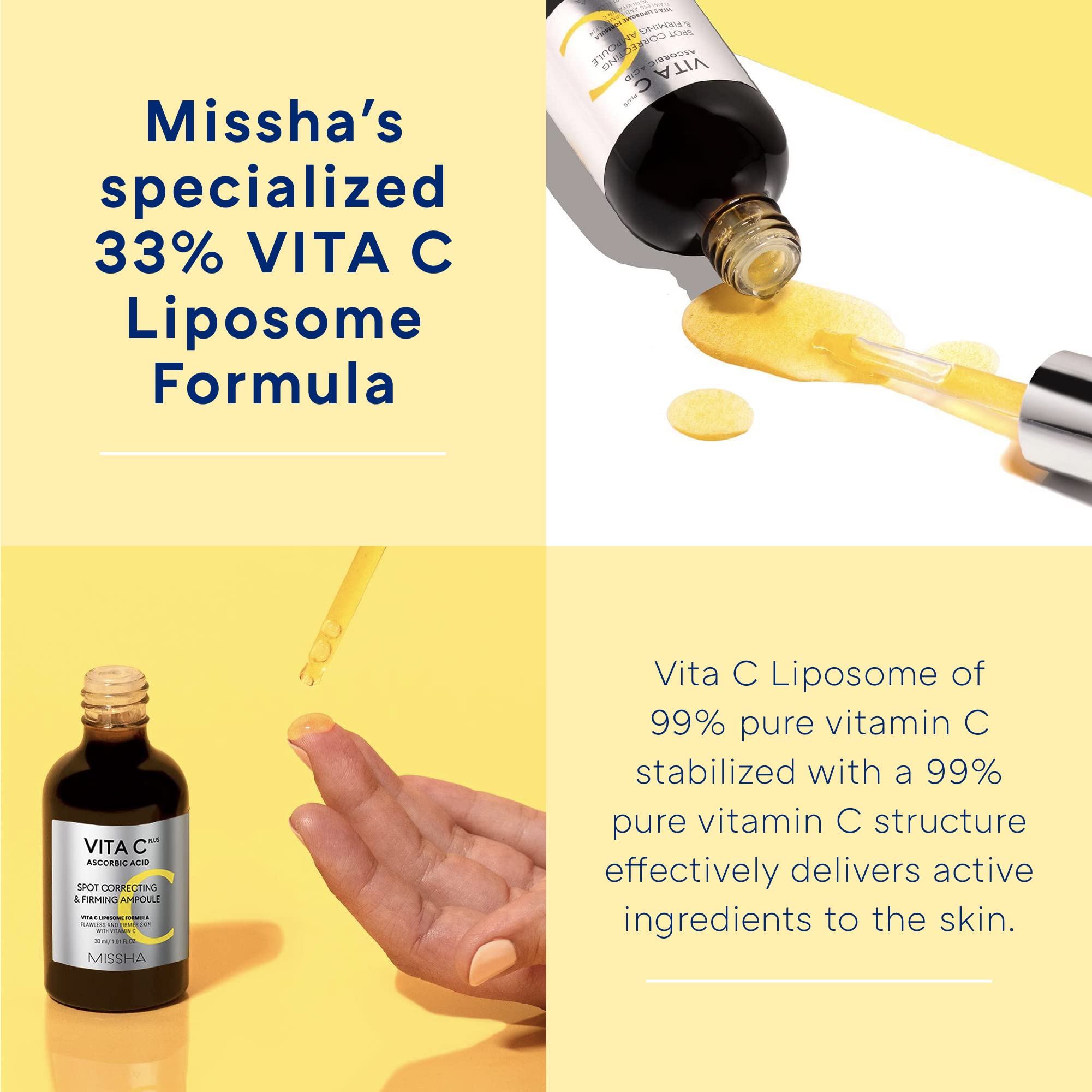 Missha Vita C Plus Spot Correcting & Firming Serum Ampoule (30Ml)