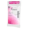 Swisspers Premium Pro Cosmetic Wedges, Latex-Free Makeup Wedge, Jumbo Size, 16 Count Bag