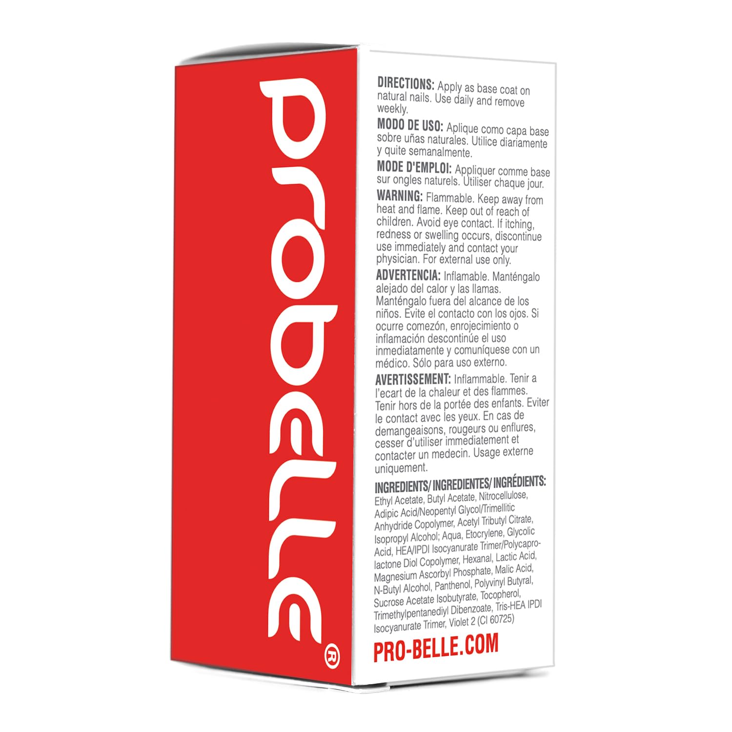 Probelle Nail Strengthener, Nail Strengthening Treatment, Nail Growth And Repair, Stops Peeling, Splits, Chips, Cracks, And Stre