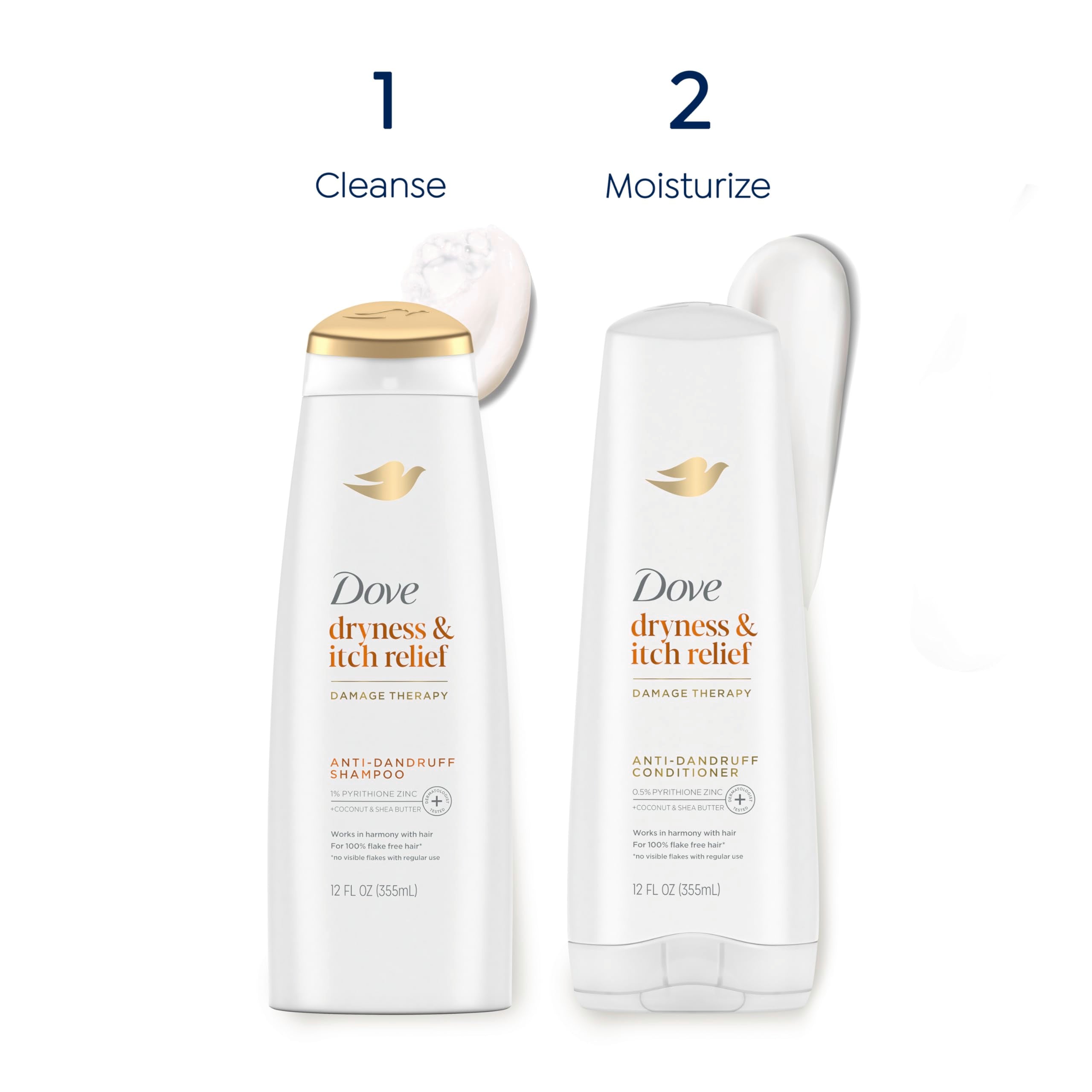 Dove Dermacare Scalp Anti Dandruff Shampoo Dryness And Itch Relief Pack Of 6 For Dry And Itchy Scalp Dry Scalp Treatment With Py