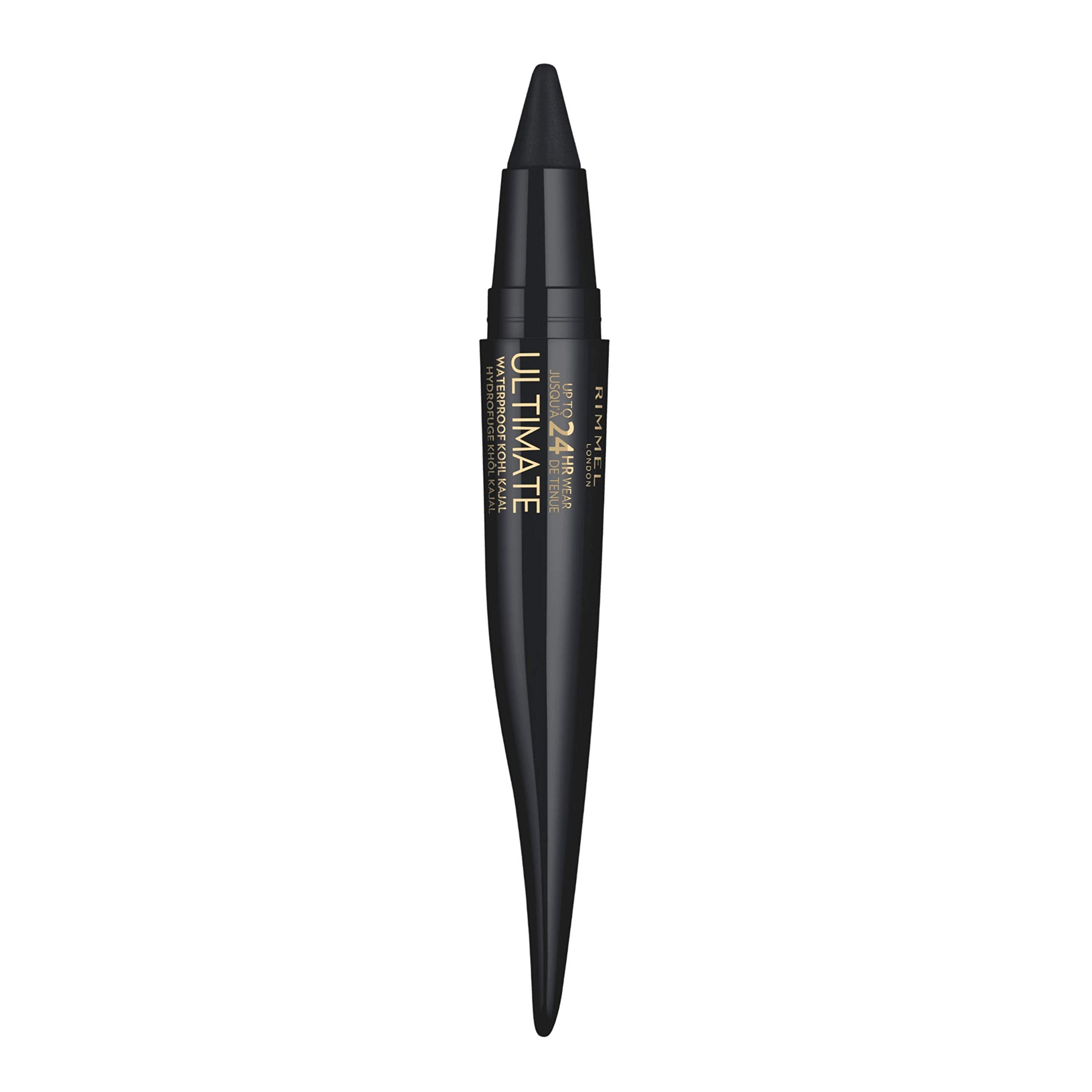 Rimmel London Ultimate Kohl Kajal Waterproof Eyeliner - 001 Black Obsidian Eyeliner Women 0.04 Oz