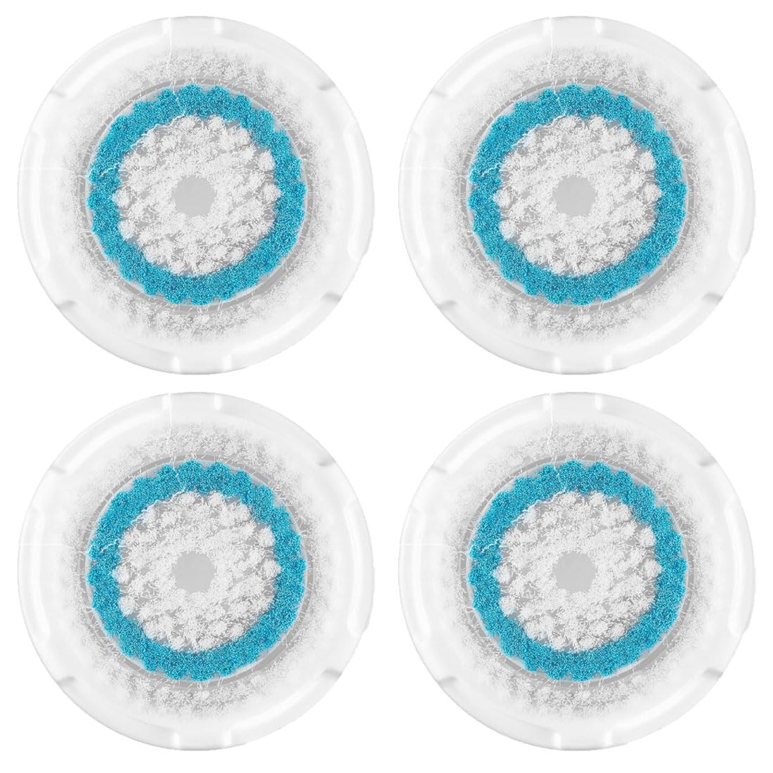 Evetree Deep Pore Face Cleansing Brush Head Replacements Compatible with Clarisonic Mia 1, Mia 2, Mia Fit, Alpha Fit