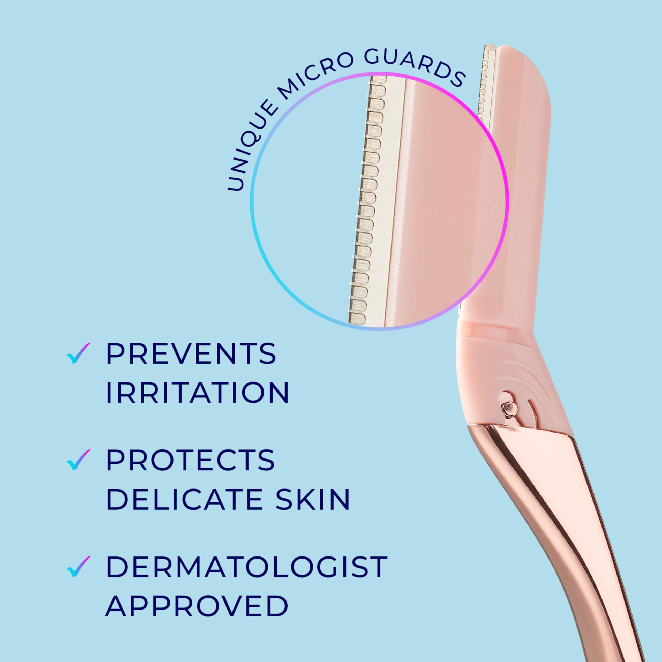 Schick Hydro Silk Dermaplaning Wand, Dermaplaning Tool For Face With 3 Refill Blades | Dermaplane Razor For Women Face, Dermapla
