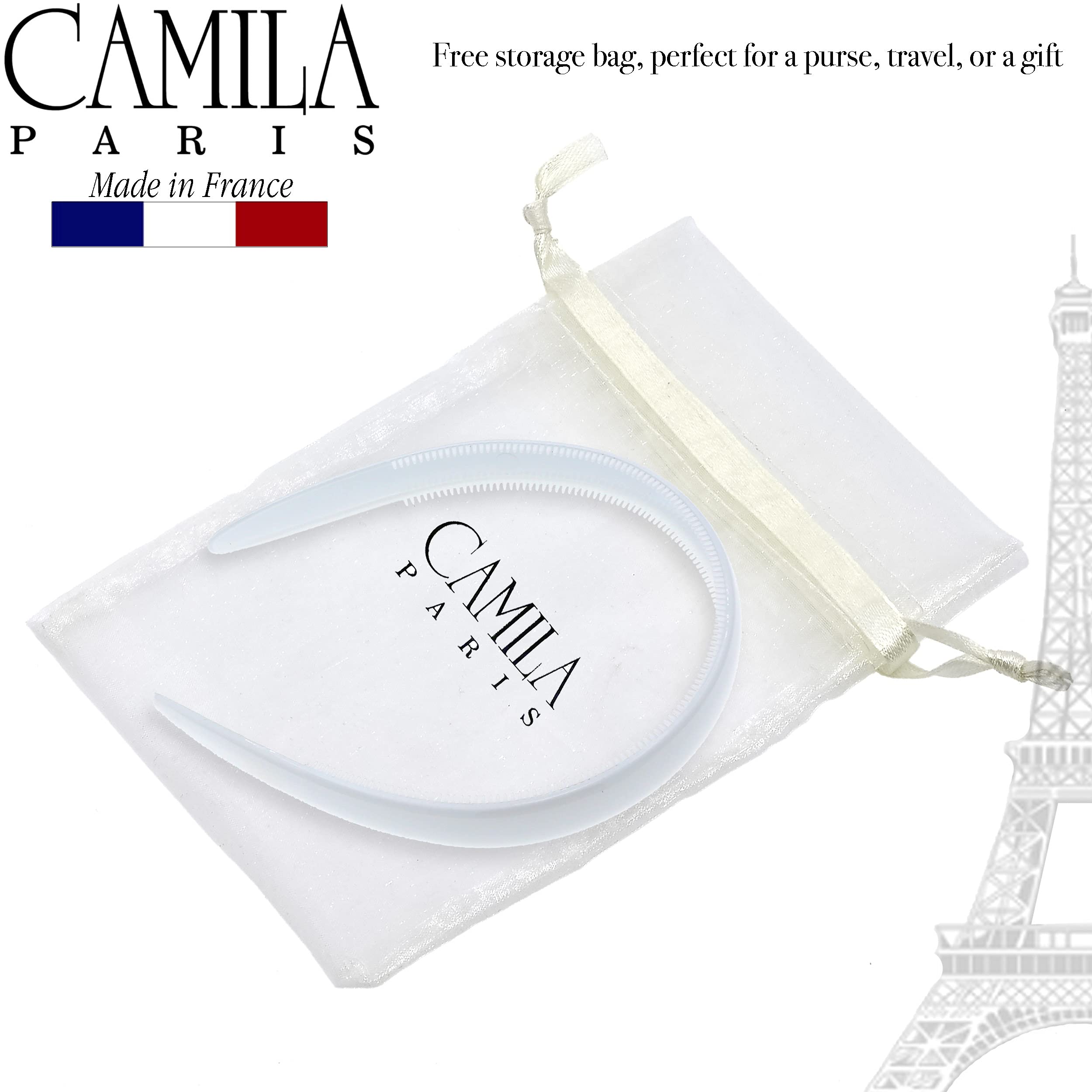 Camila Paris Cp3279 French Fashion Headband For Women, Very Flexible With Teeth For Strong Hold Grip, Women'S Hairband, No Slip