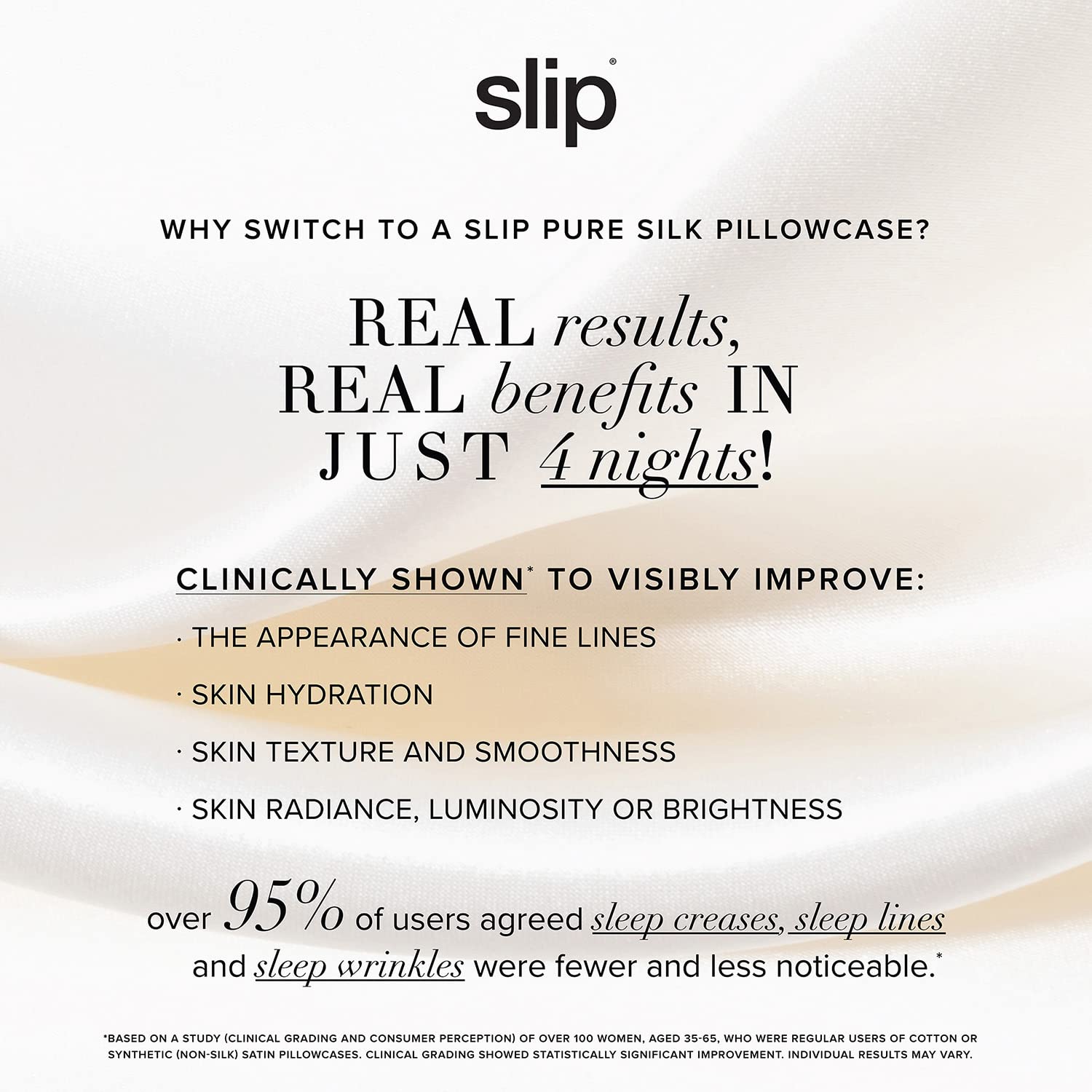 Slip Silk King Pillowcase, Charcoal (20'' X 36'') - 100% Pure 22 Momme Mulberry Silk Pillowcase - Anti-Aging, Anti-Bedhead, Anti