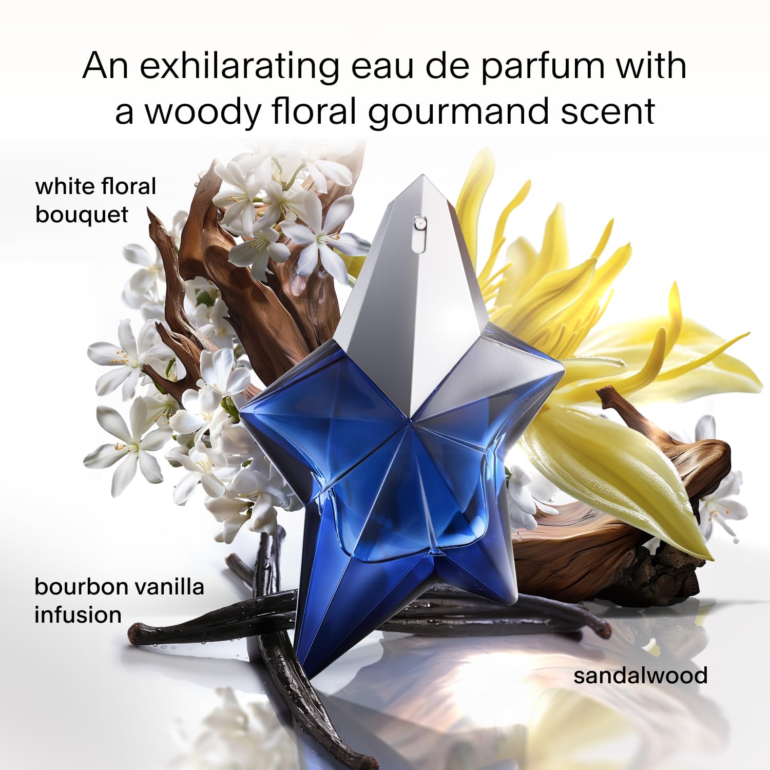 Mugler Angel Elixir - Eau De Parfum - Women'S Perfume - Floral & Woody - With Sandalwood, Amber, And Vanilla - Long Lasting Frag