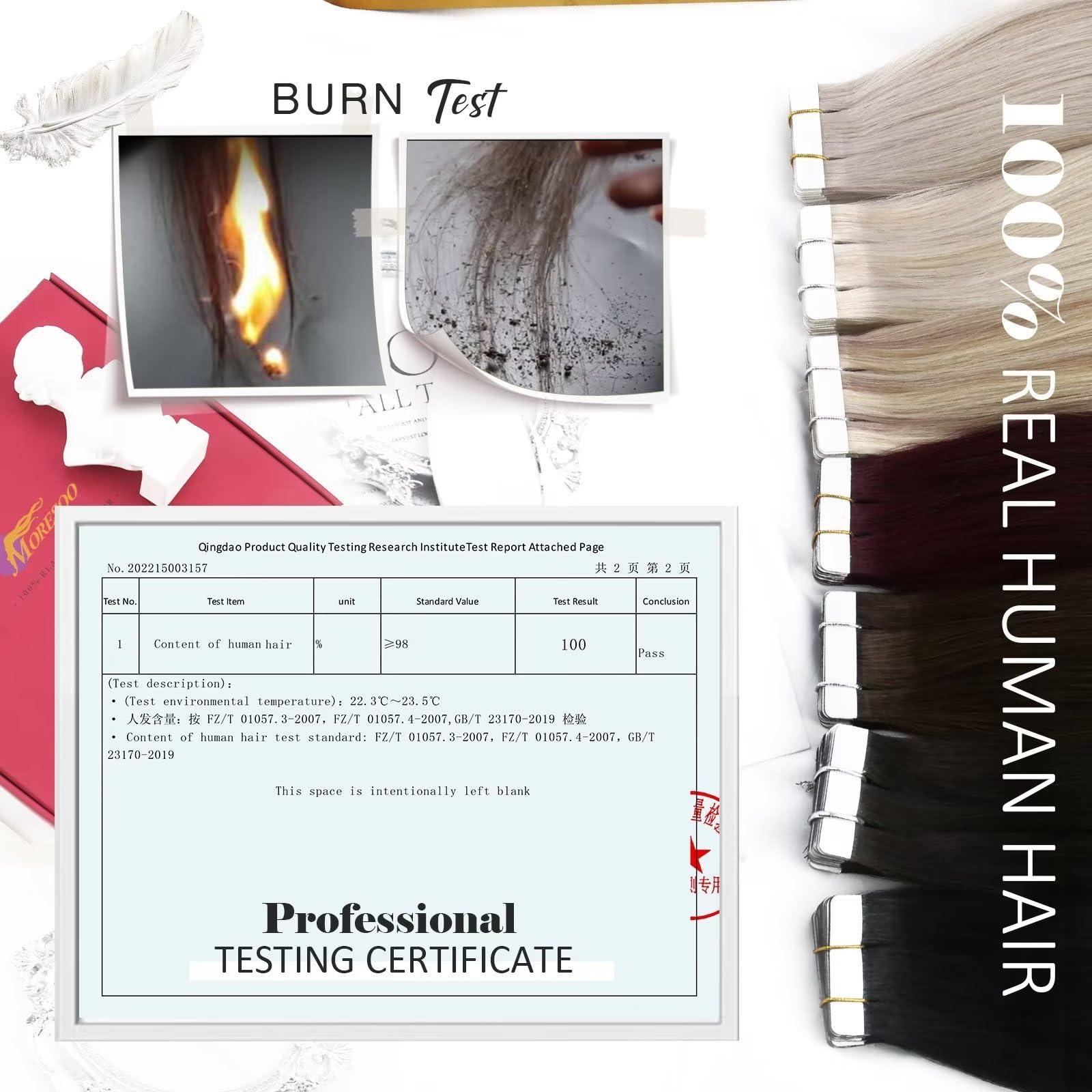 Moresoo 40 Pcs Tape In Hair Extensions Burgundy Hair Extensions For Women 12 Inch Real Human Hair Tape In Extensions 60G Fashion