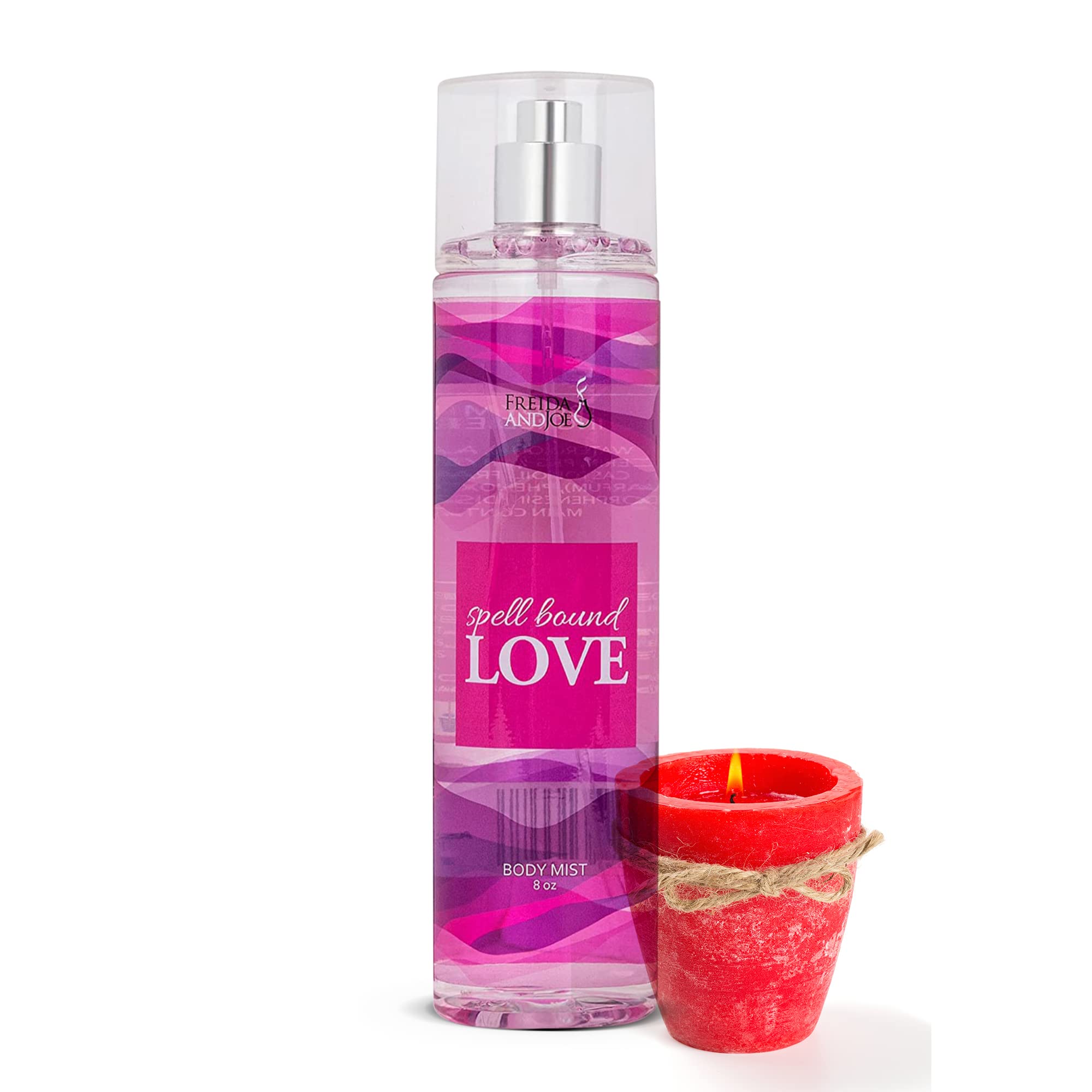 Spell Bound Love Body Spray for Women Luxury 8 oz Perfume Fragrance Mist & Sprays, Romantic Scented Gifts & Presents, Fine Mist 