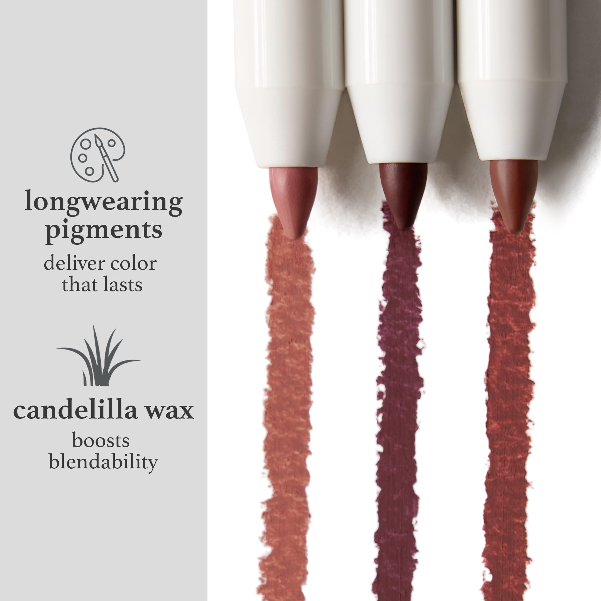 Julep With A Trace Retractable Creamy Long-Lasting Lip Liner, Black Cherry