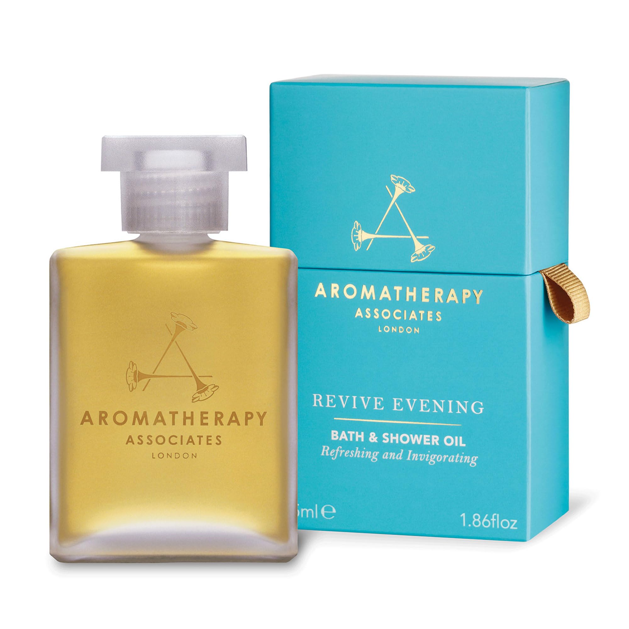 Aromatherapy Associates Revive Evening Bath And Shower Oil, Natural Body Oil To Refresh Mind, Body And Spirit, Hydrating Body Oi