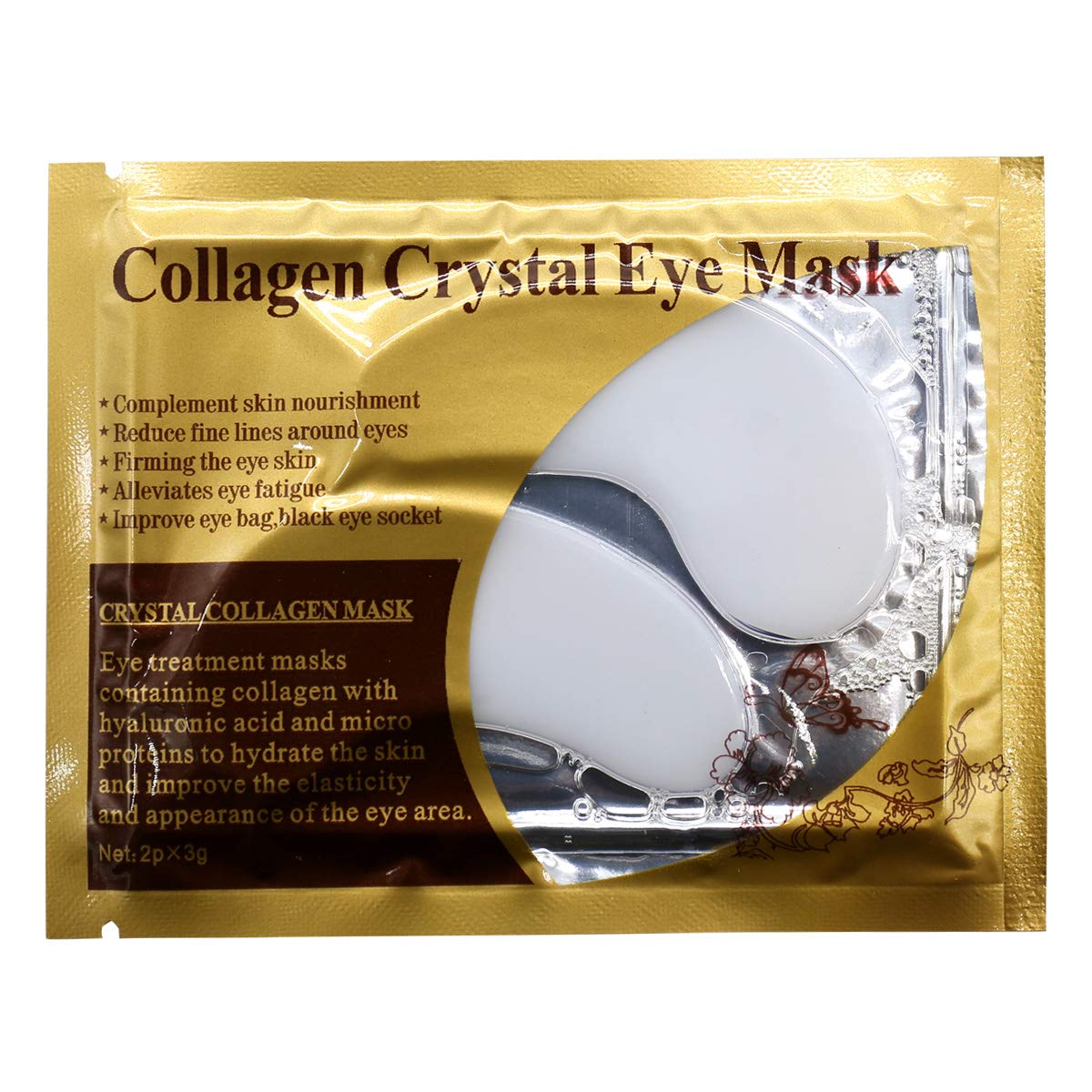 Jakuva 30 Pairs Gel Collagen Eye Masks - Hydrating Under Eye Patches for Dark Circles, Anti-Aging, Moisturizing - Mike White