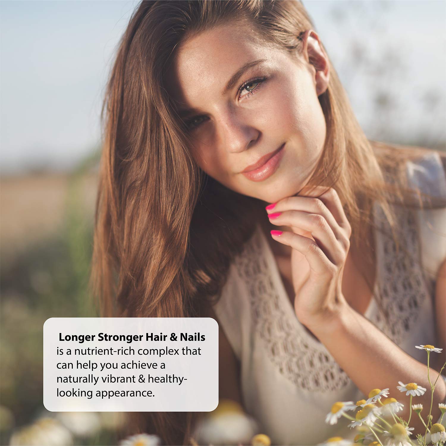 Applied Nutrition Longer, Stronger Hair And Nails 60-Count (Pack 2)