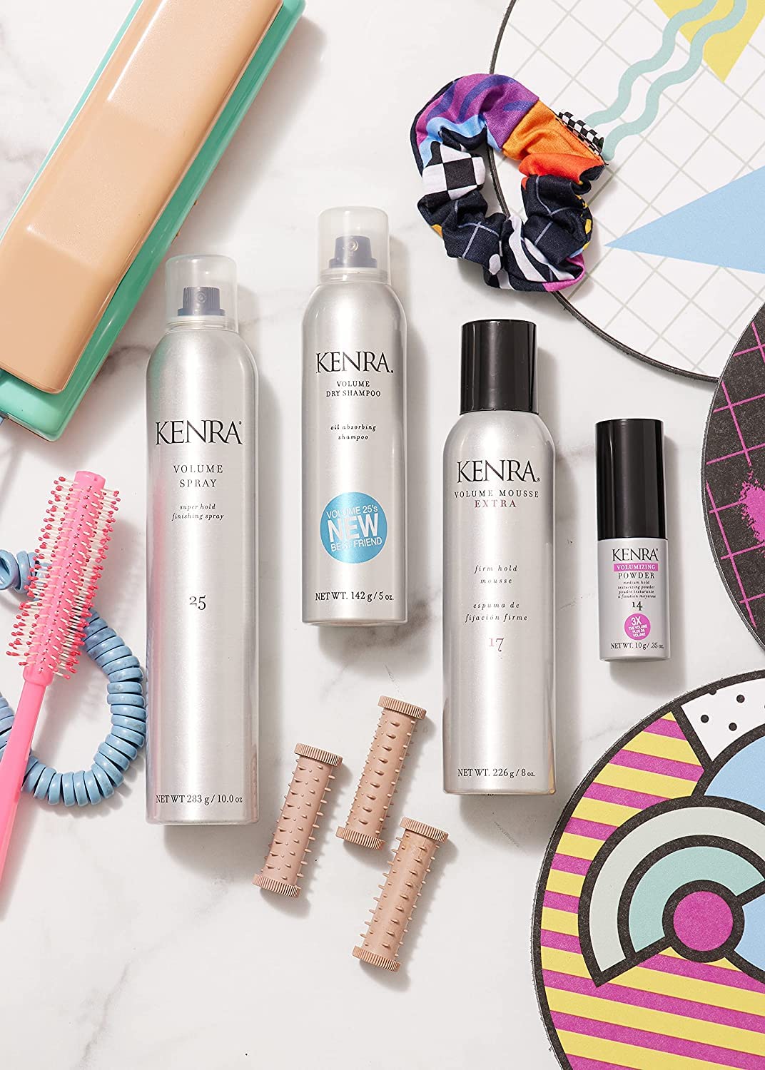 Kenra Volume Dry Shampoo | Oil Absorbing Spray | All Hair Types | 5 Oz (2-Pack)