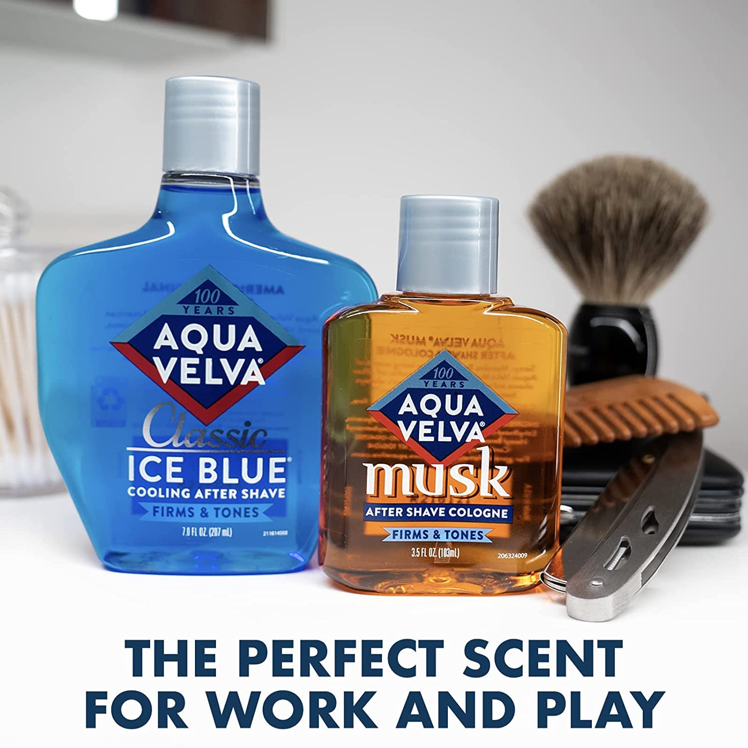 Aqua Velva Cooling After Shave, Classic Ice Blue 7 Oz (Pack Of 3)