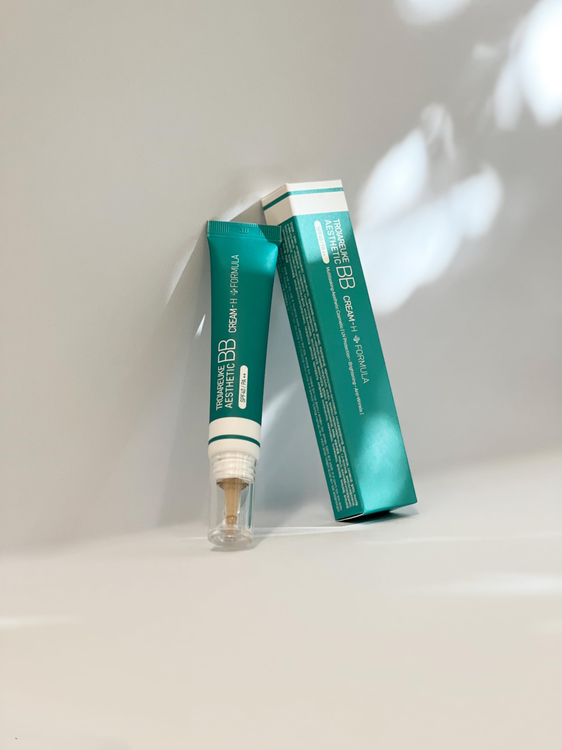 Troiareuke Aesthetic Bb Cream H+ Formula Spf50+ Pa+++, Lightweight Blemish Balm, Tinted Moisturizer With Medium Coverage, Lastin