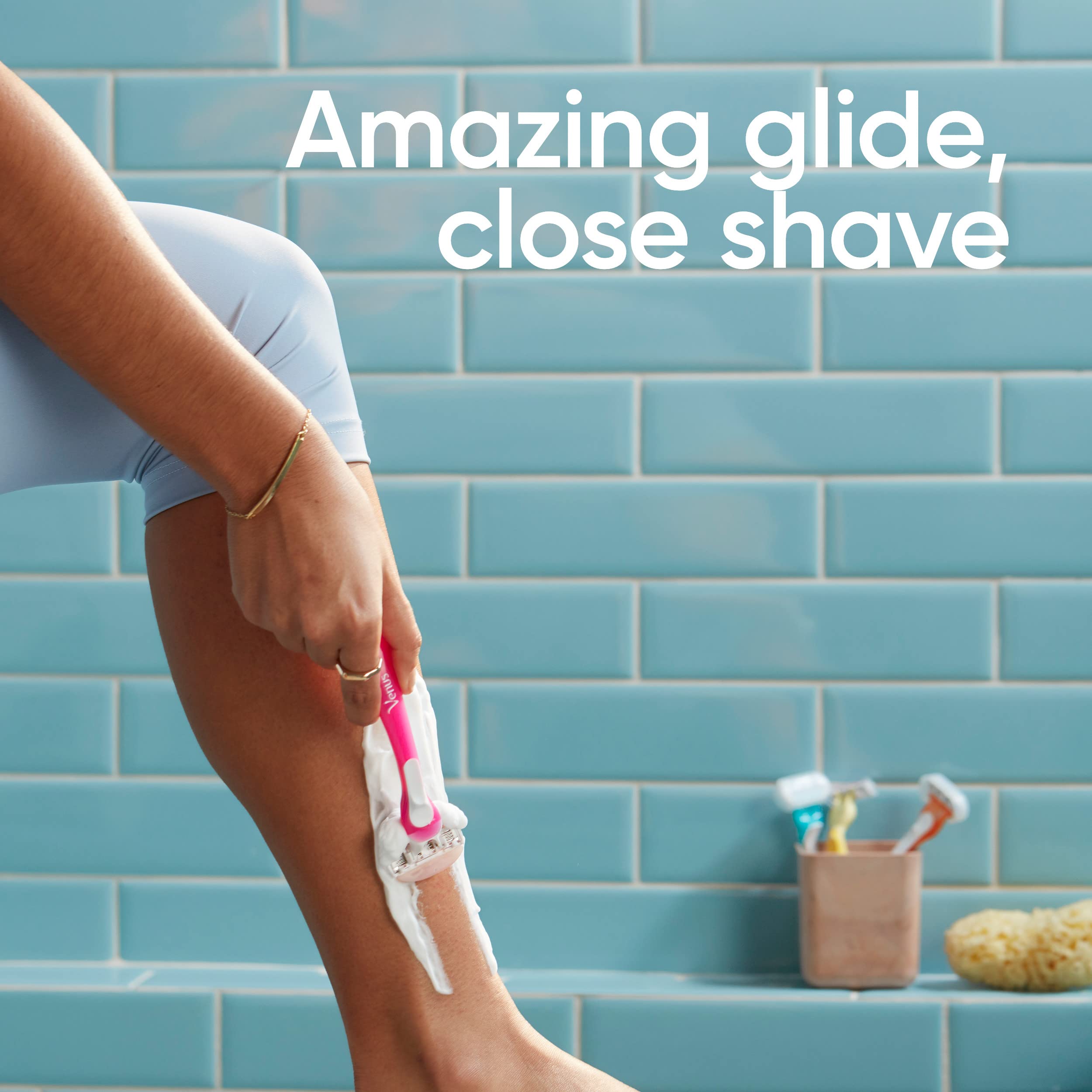 Gillette Venus Comfortglide Women'S Disposable Razors, 2 Count