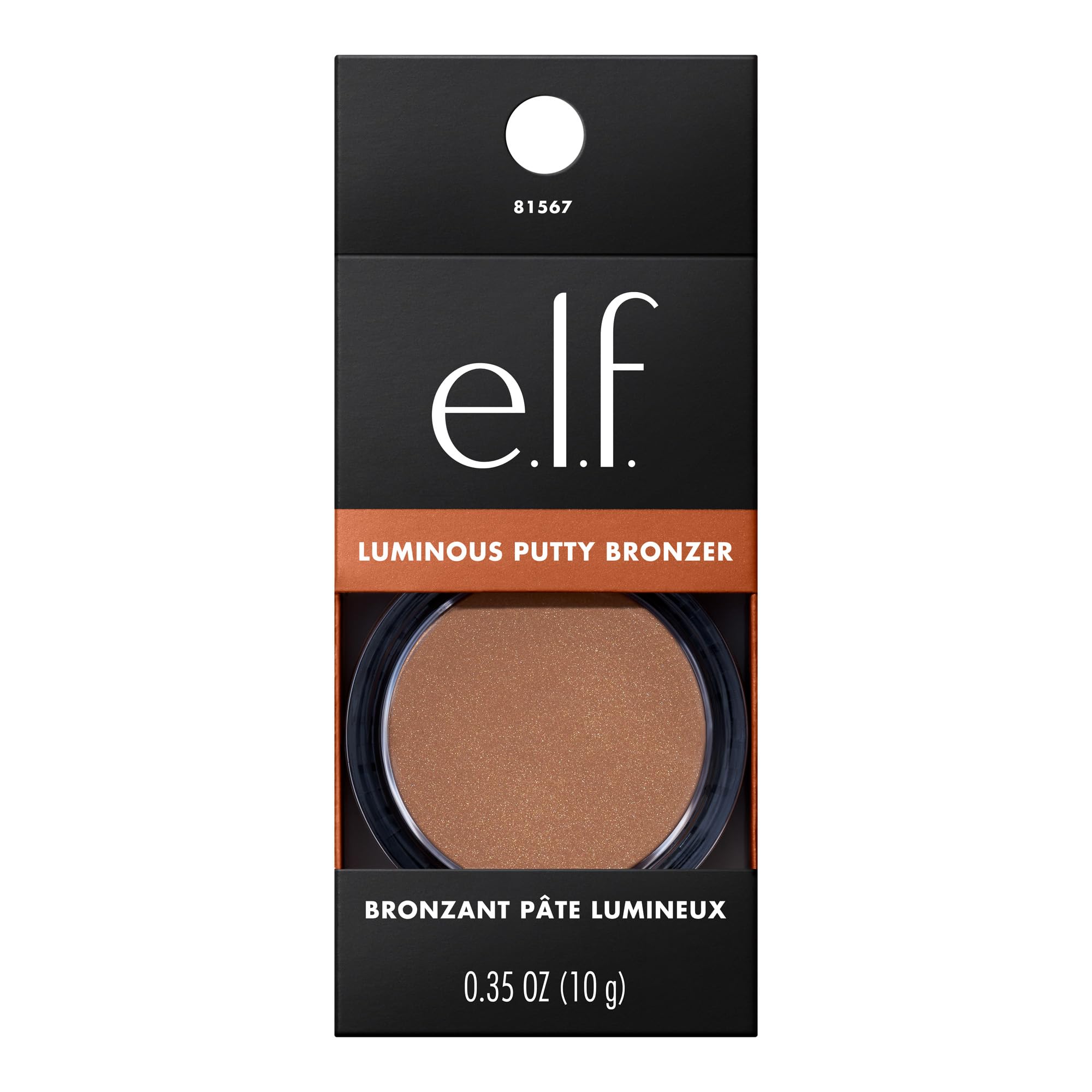 E.L.F. Luminous Putty Bronzer, Lightweight Putty-To-Powder Bronzer For A Radiant, Glowing Finish, Highly Pigmented, Vegan & Crue