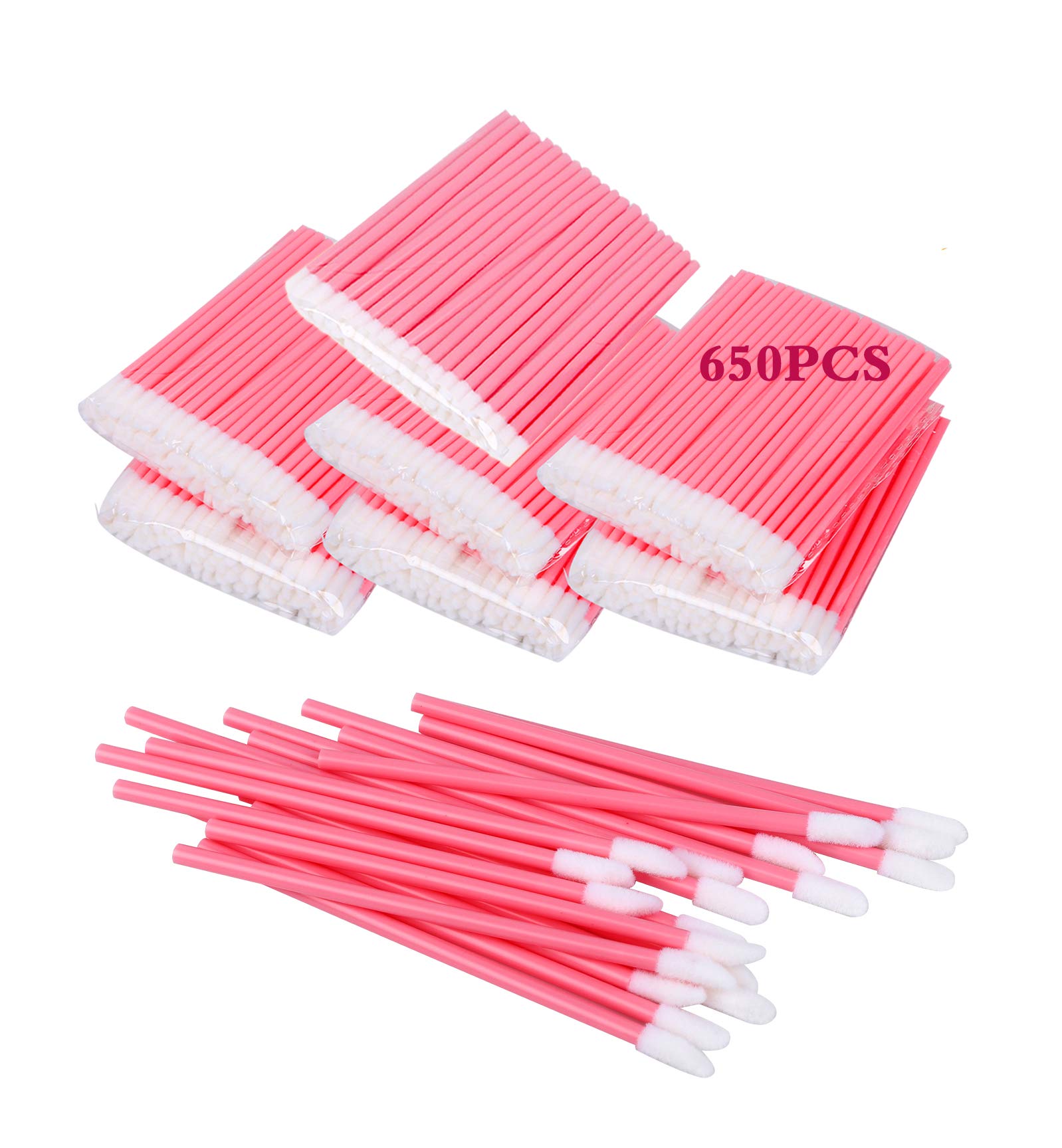650PCS Disposable Lip Gloss Applicators Make Up Brush Lipstick Wands Makeup Applicators Brushes Applicator Tool Makeup Beauty To