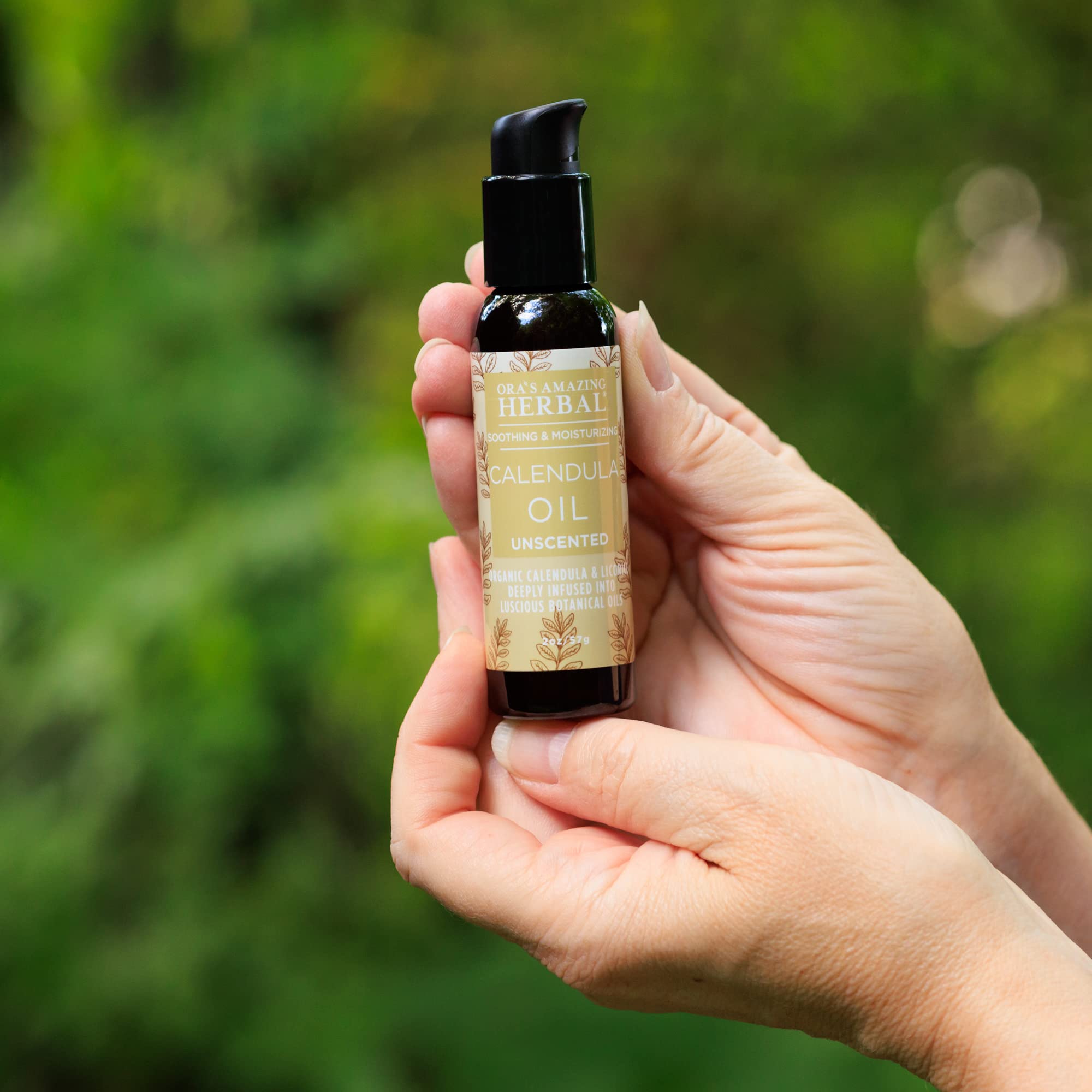 Ora'S Amazing Herbal Calendula Oil, Licorice Root Oil, Natural Eczema Oil, Facial Cleansing Oil, Non-Gmo Grapeseed, Organic Jojo