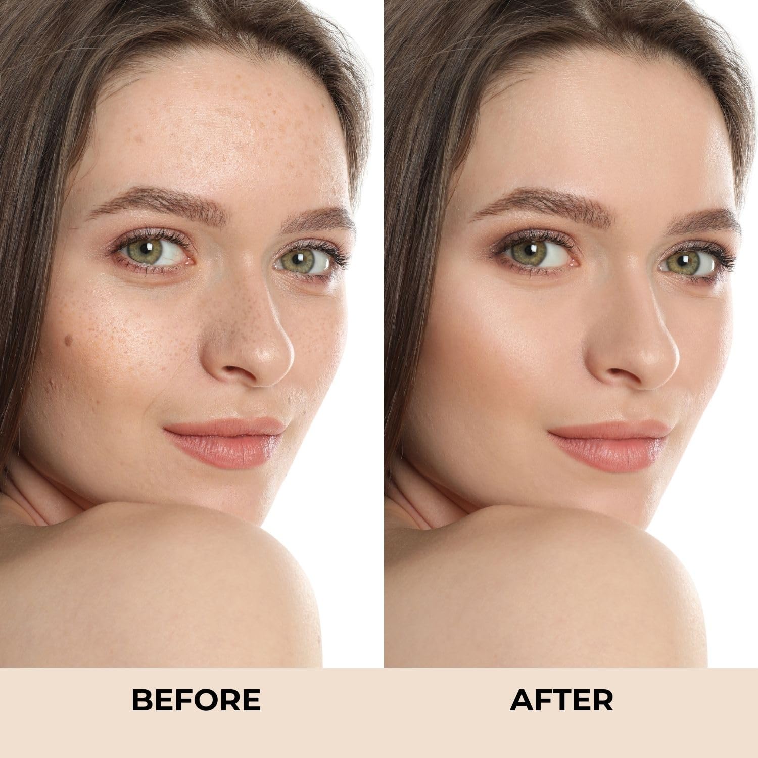 M. Asam Magic Finish Supercharge Serum Foundation Warm Sand (1.01 Fl Oz) - Moisturizing Make Up & Firming Face Serum In One, Ant
