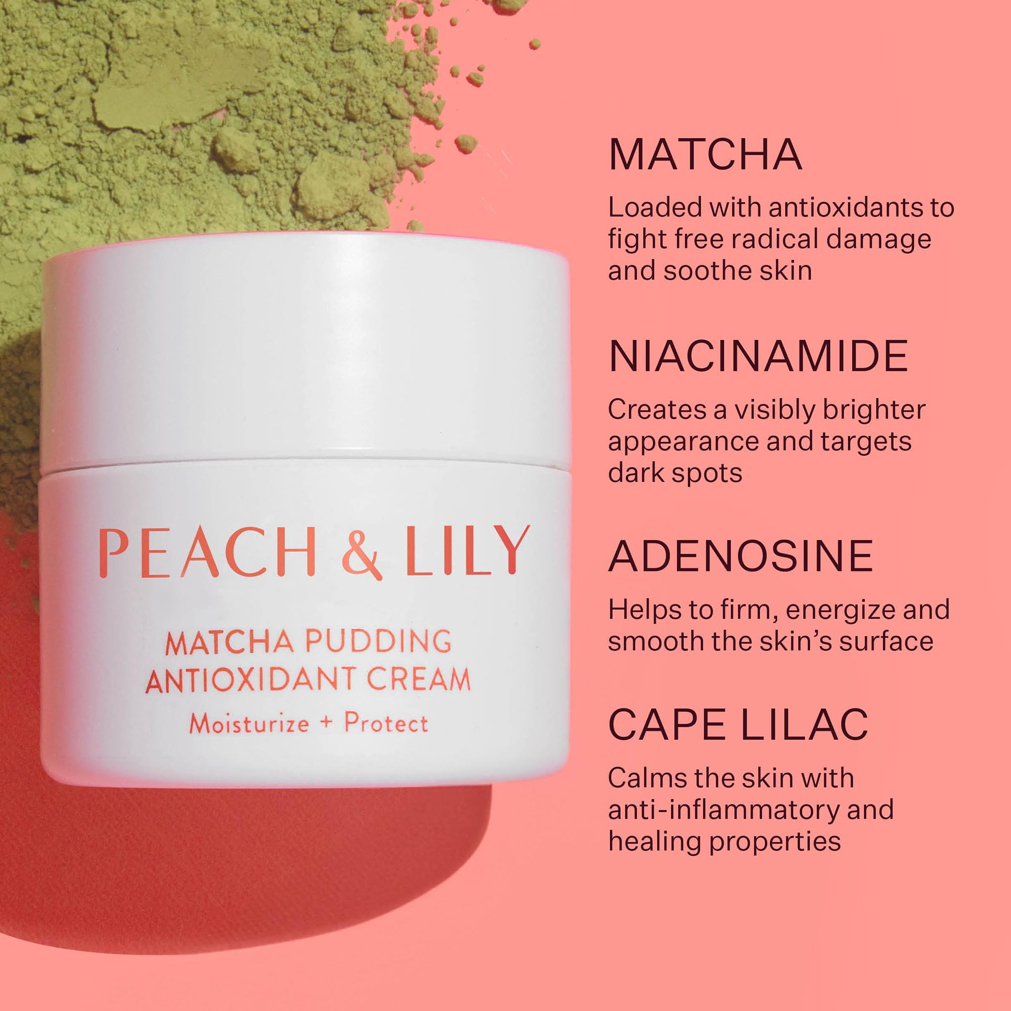 Peach & Lily Matcha Pudding Antioxidant Cream