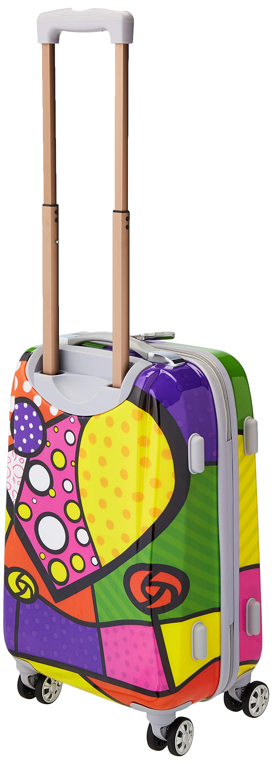 Rockland Vision Hardside Spinner Wheel Luggage, Assortedmulticolor, Carry-On 20-Inch