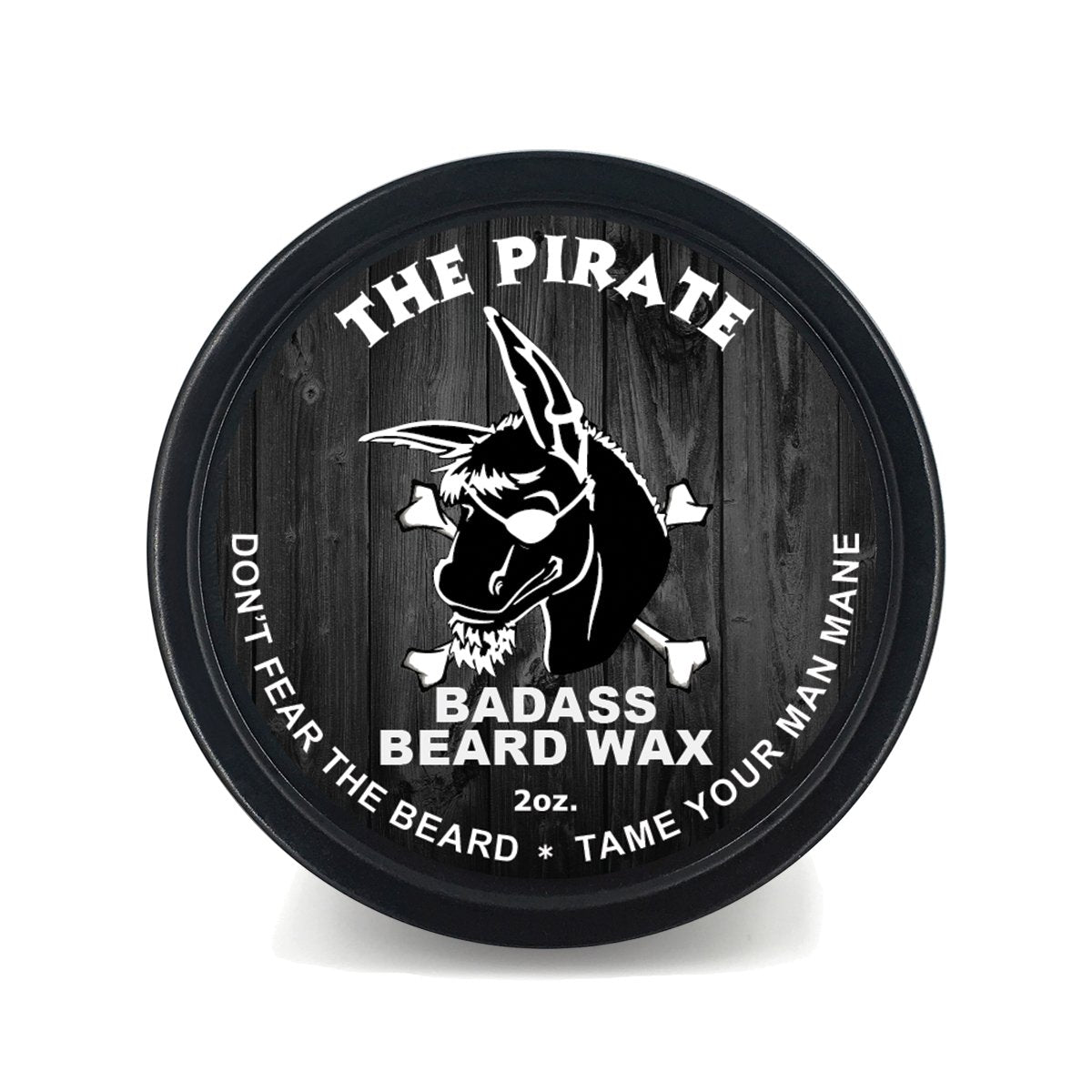 Badass Beard Care Beard Wax For Men - The Pirate Scent, 2 Oz - Softens Beard Hair, Leaves Your Beard Looking And Feeling More De