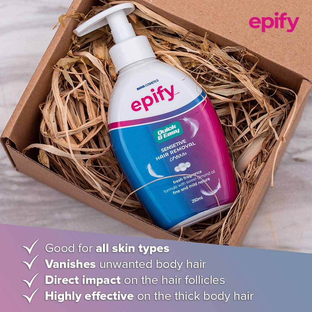 Epify Hair Removal Cream, Intimate/Private Hair Removal Cream For Men And Women, Private Area, Pubic & Bikini Hair Removal Cream